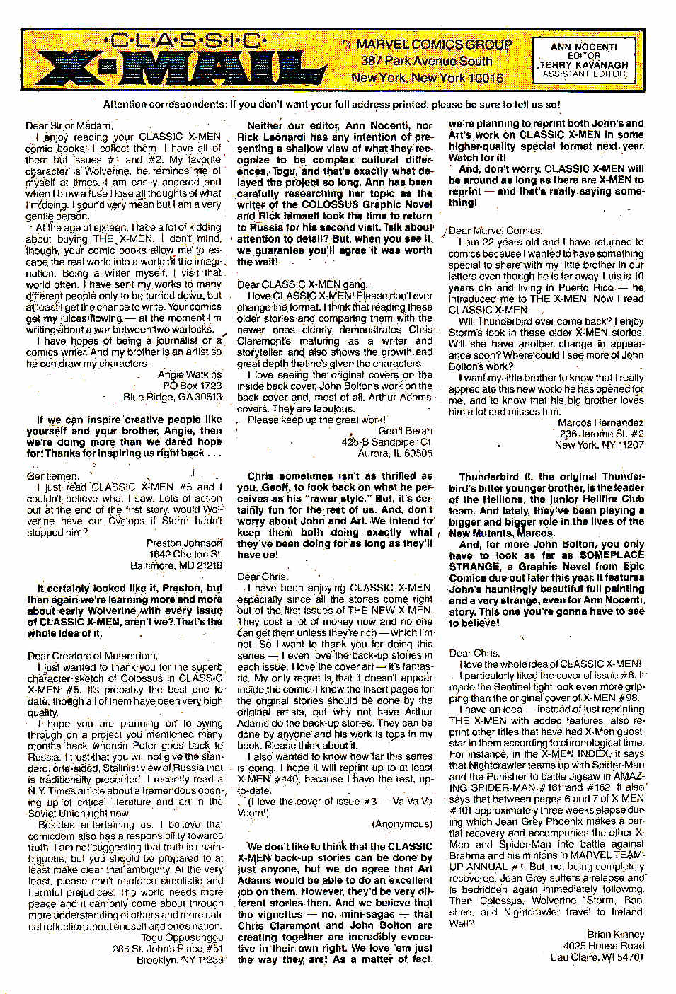 Read online Classic X-Men comic -  Issue #22 - 21