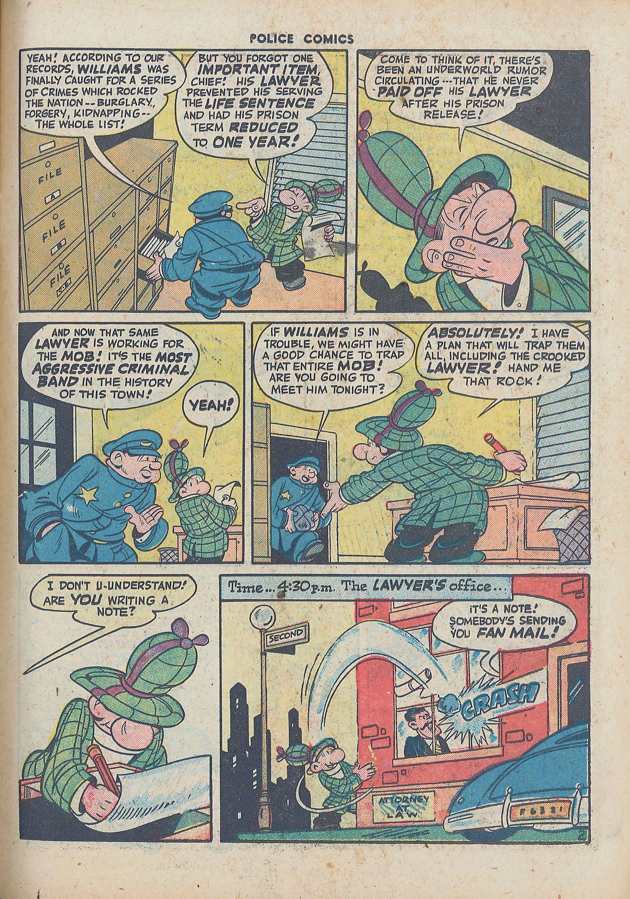 Read online Police Comics comic -  Issue #60 - 19