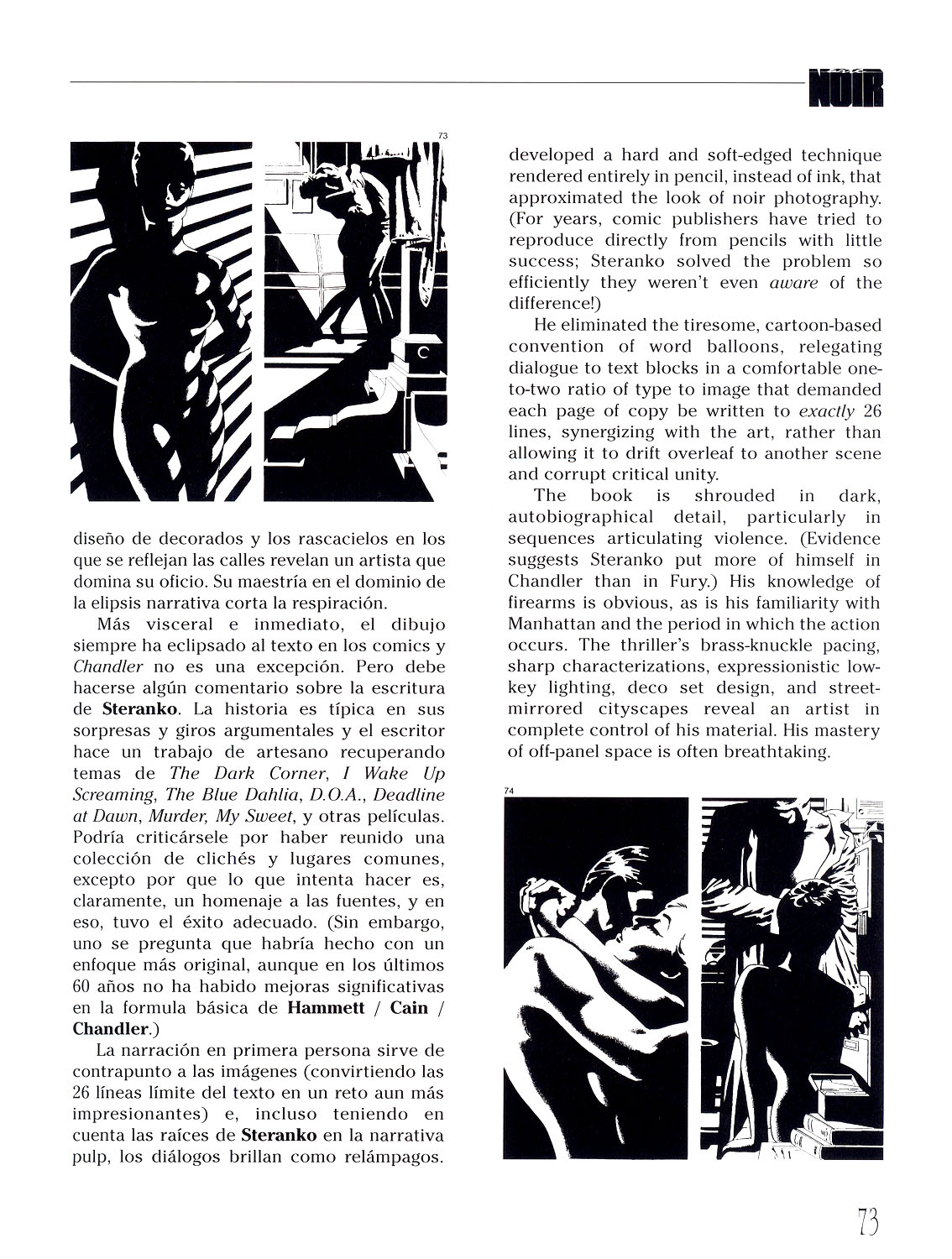 Read online Steranko: Arte Noir comic -  Issue # TPB (Part 1) - 73