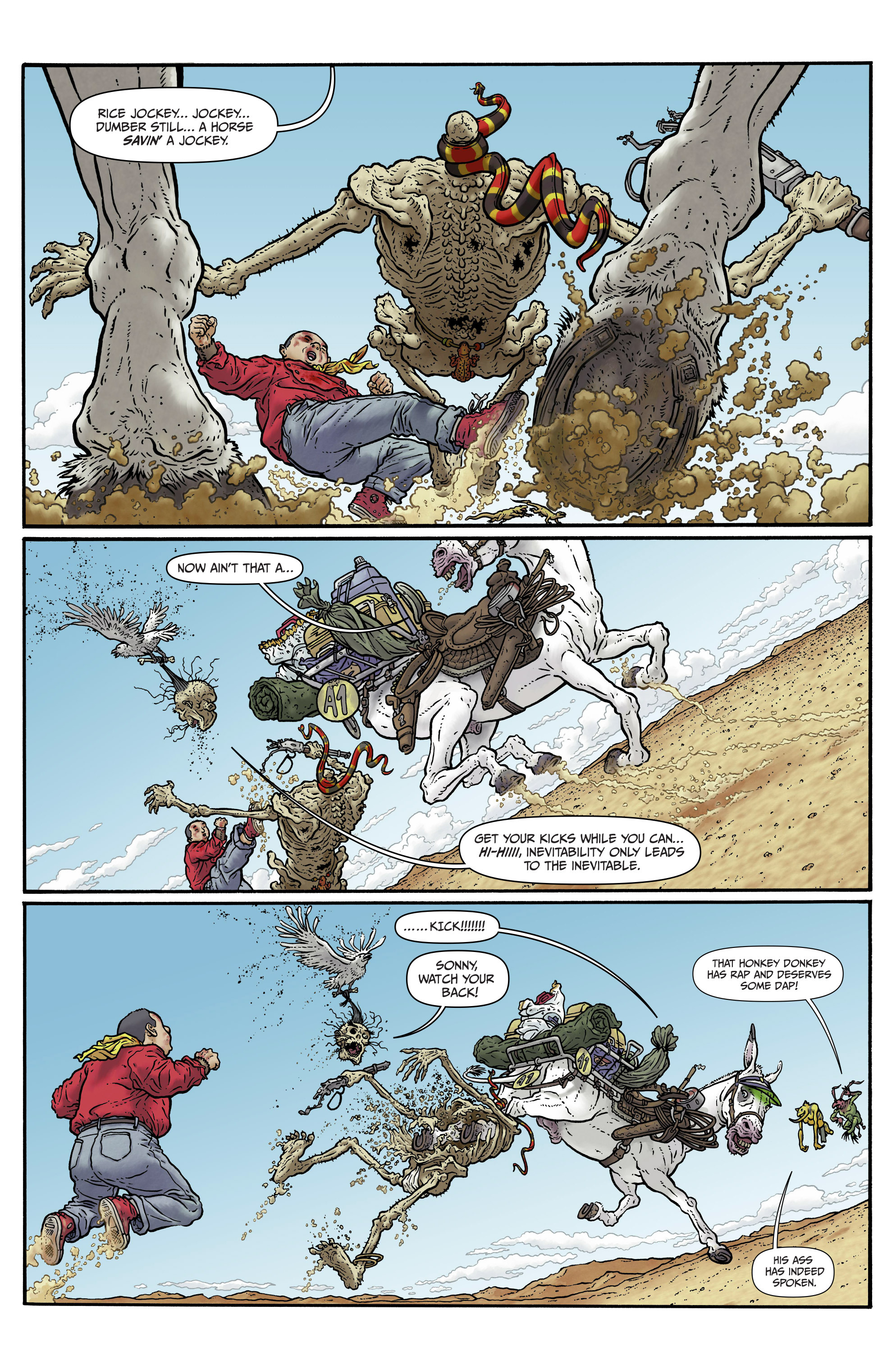 Read online Shaolin Cowboy comic -  Issue #4 - 5