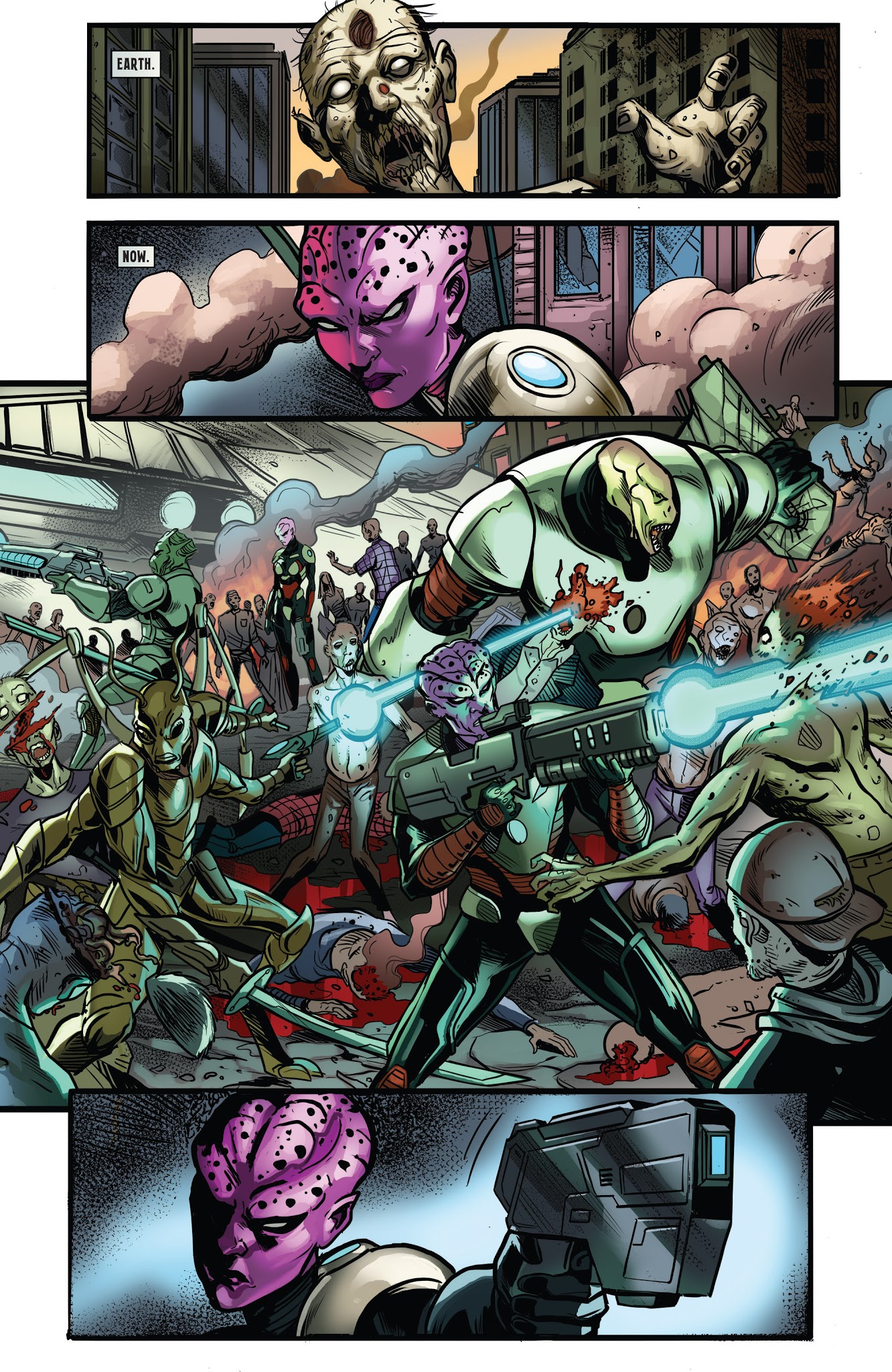 Read online Aliens vs. Zombies comic -  Issue #2 - 6
