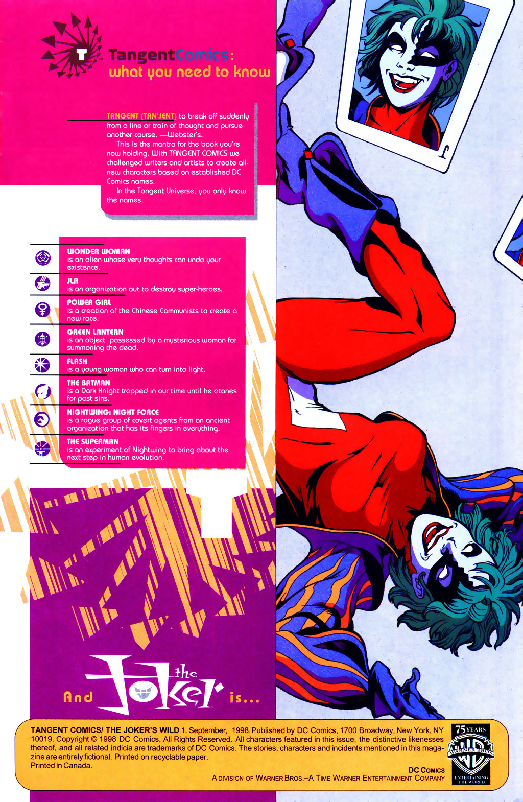 Read online Tangent Comics/ The Joker's Wild! comic -  Issue # Full - 2