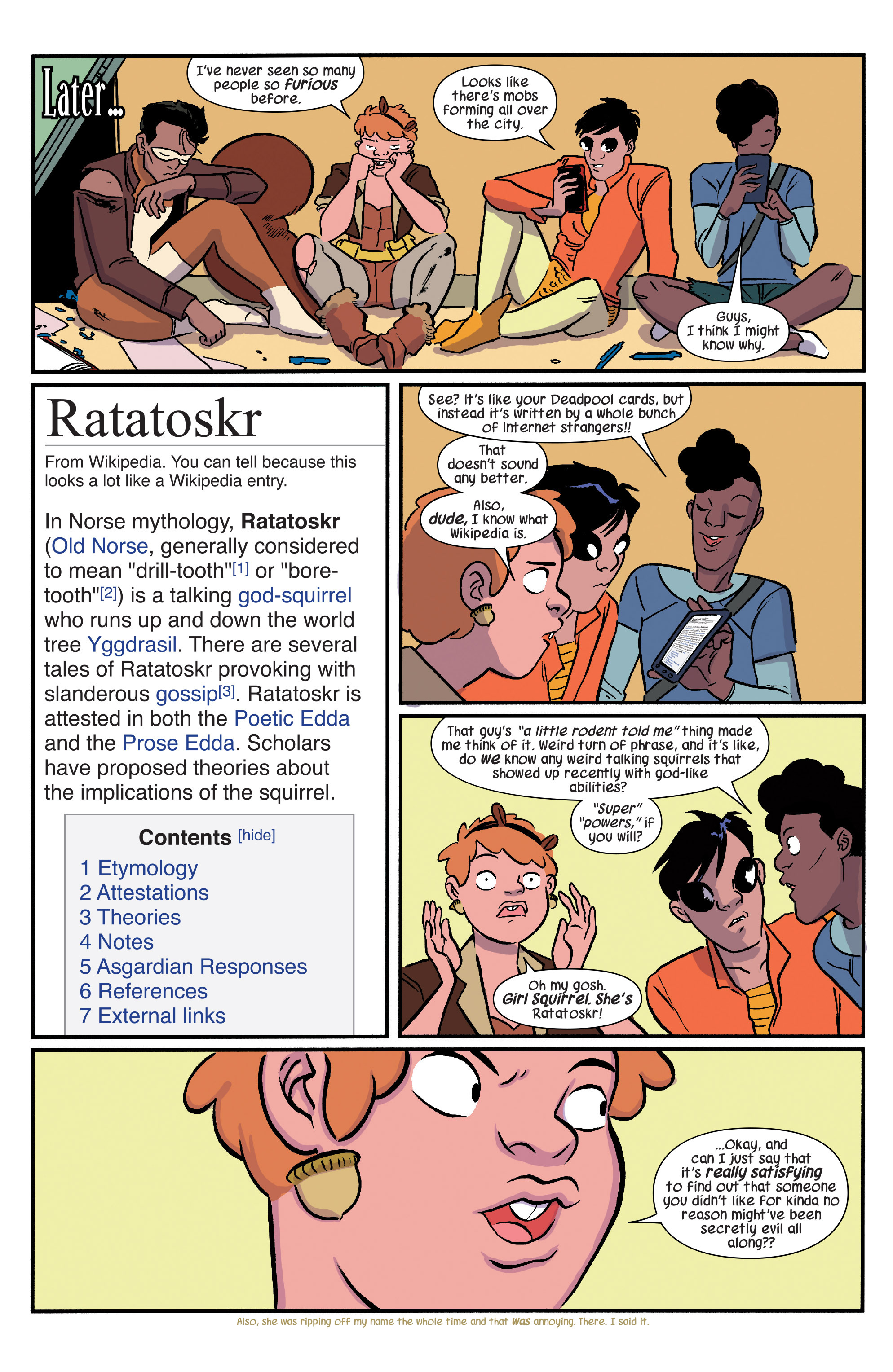 Read online The Unbeatable Squirrel Girl comic -  Issue #7 - 7