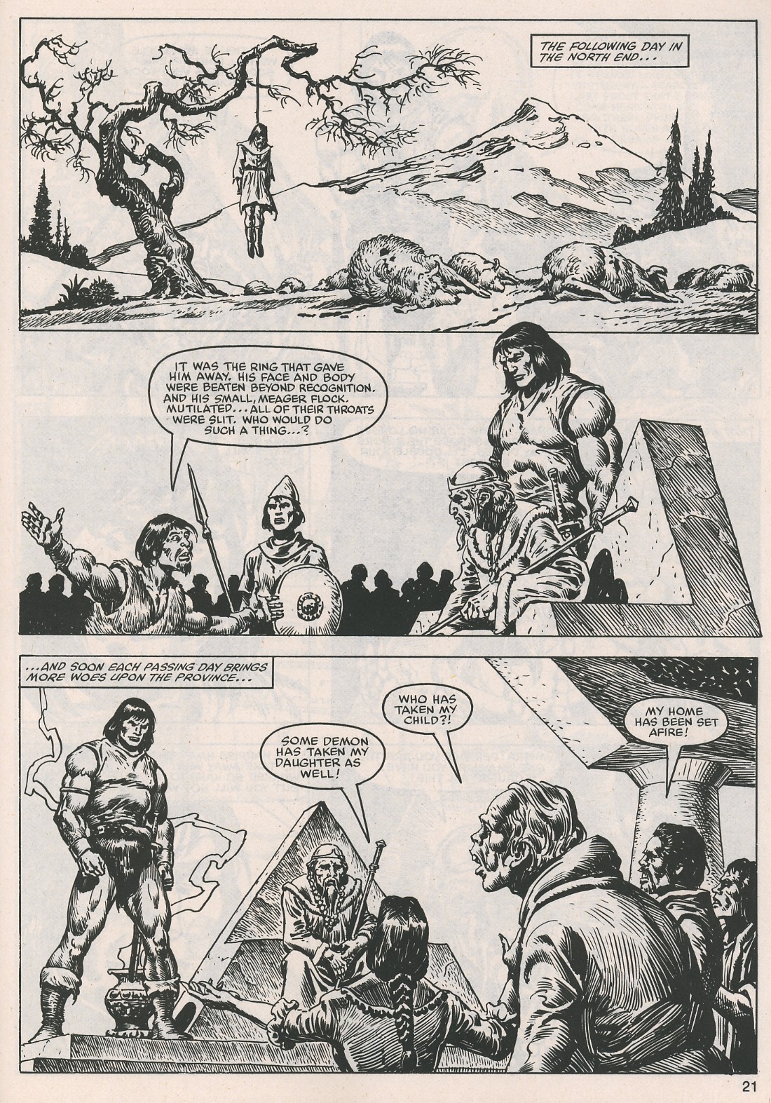Read online The Savage Sword Of Conan comic -  Issue #116 - 21