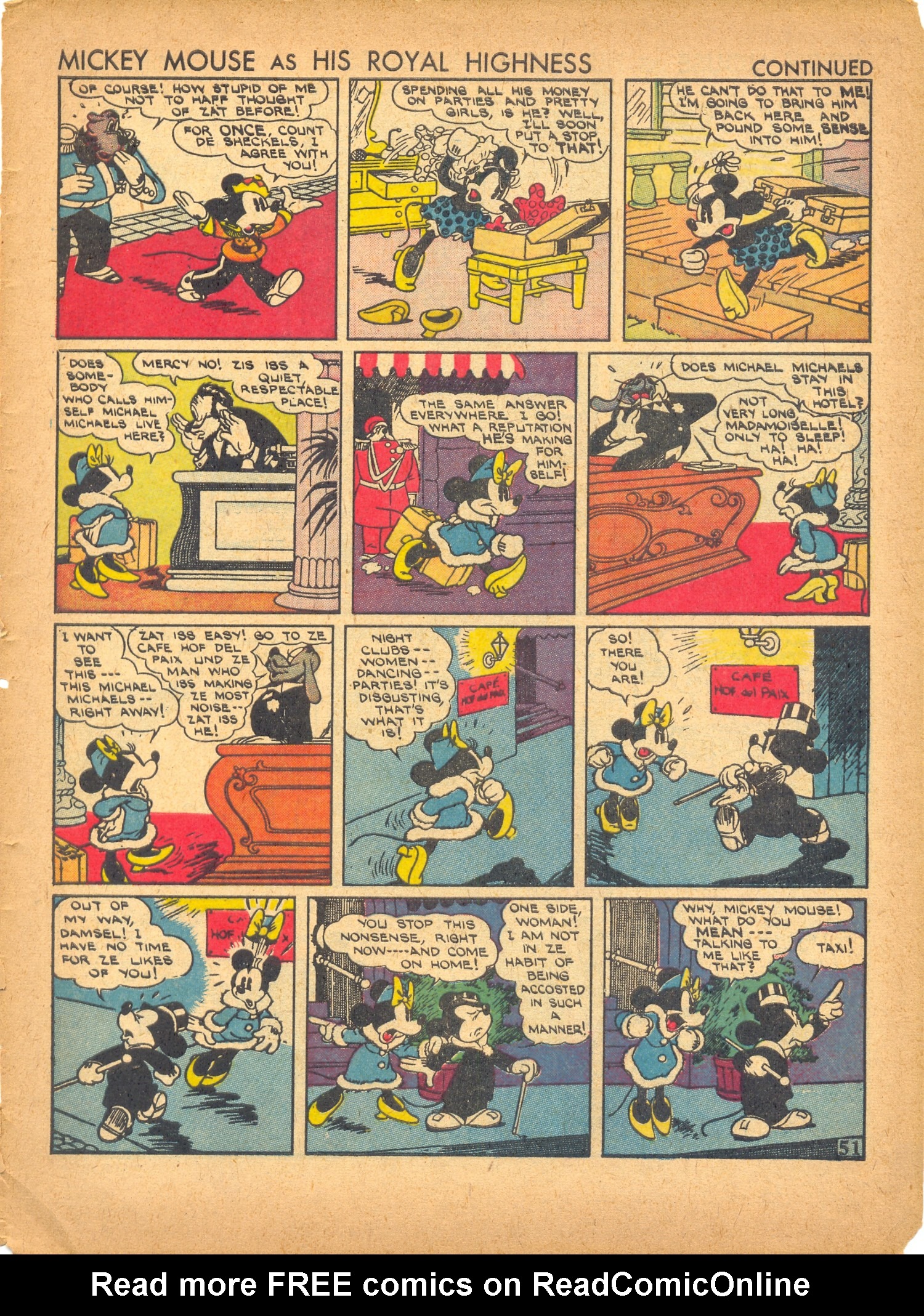 Read online Walt Disney's Comics and Stories comic -  Issue #7 - 53