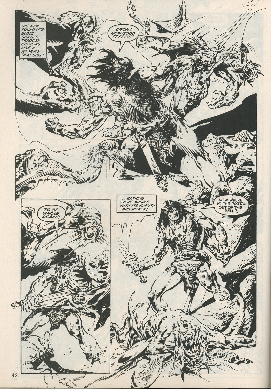 Read online The Savage Sword Of Conan comic -  Issue #114 - 42