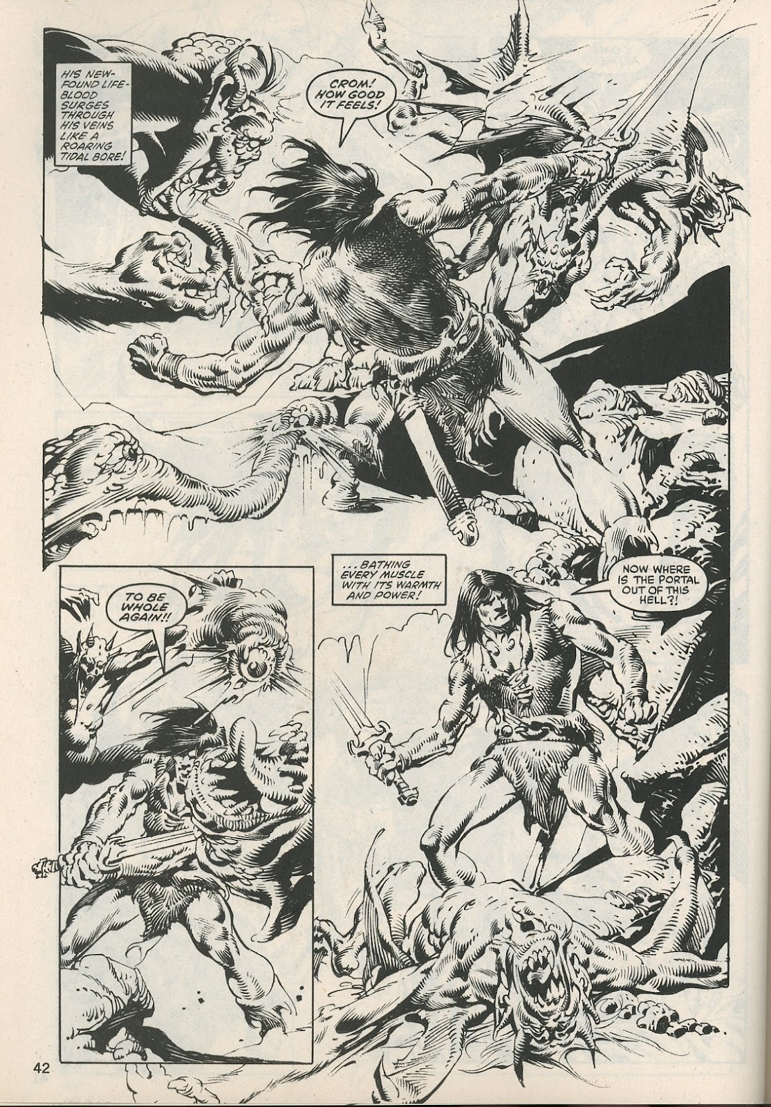 The Savage Sword Of Conan issue 114 - Page 42