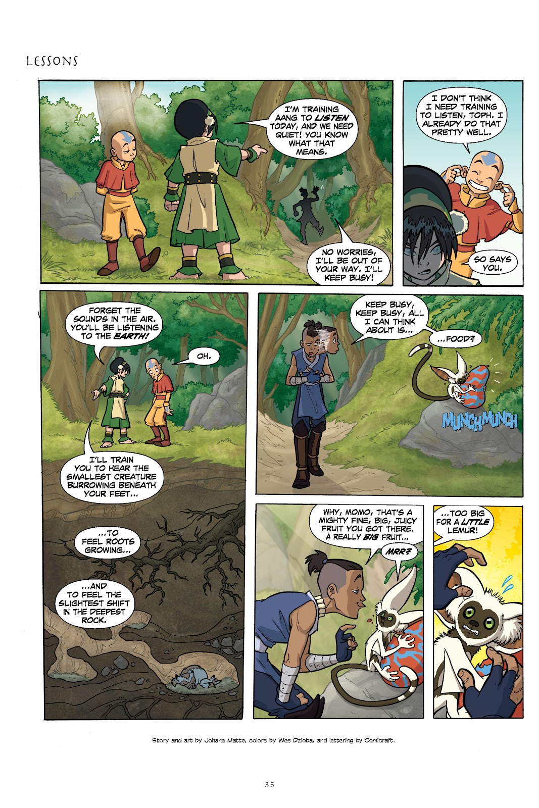 Nickelodeon Avatar: The Last Airbender–The Lost Adventures & Team Avatar Tales Library Edition issue TPB (Part 1) - Page 36