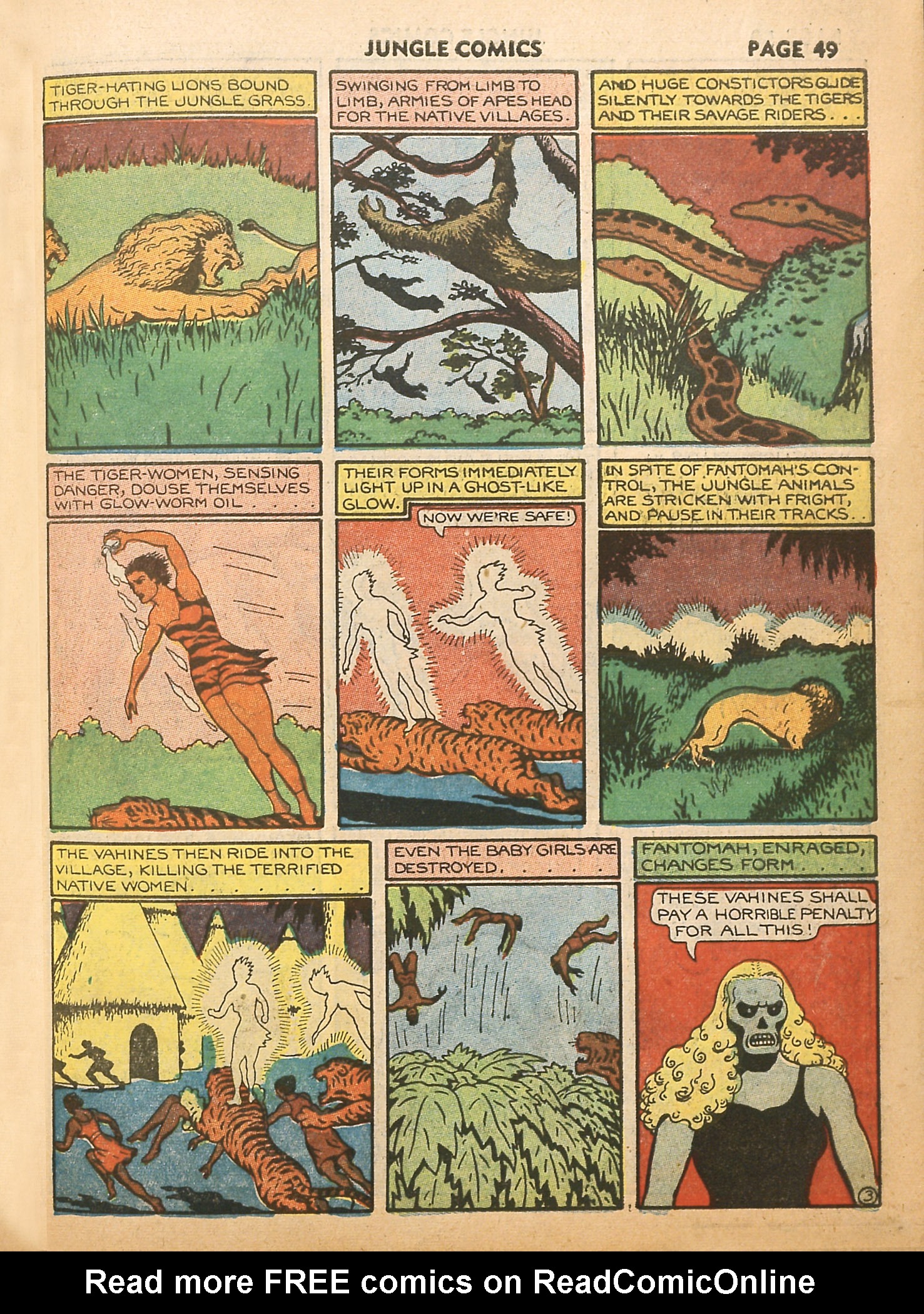 Read online Jungle Comics comic -  Issue #13 - 51
