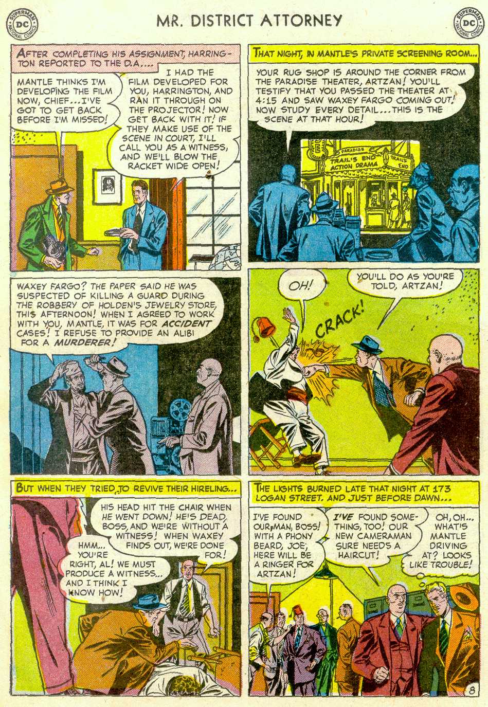 Read online Mr. District Attorney comic -  Issue #24 - 22
