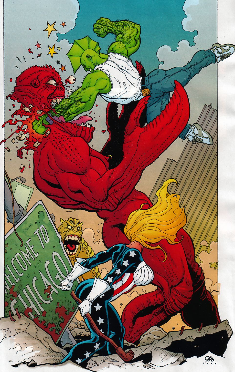 Read online The Savage Dragon (1993) comic -  Issue #100 - 64