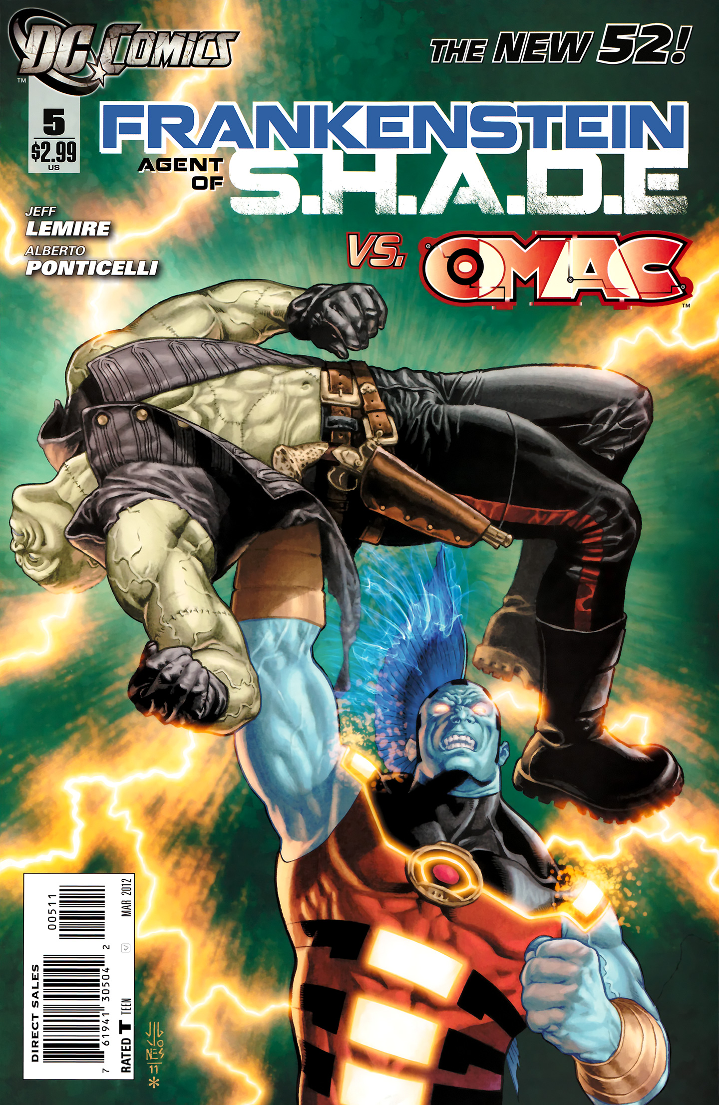 Read online Frankenstein, Agent of S.H.A.D.E. comic -  Issue #5 - 1