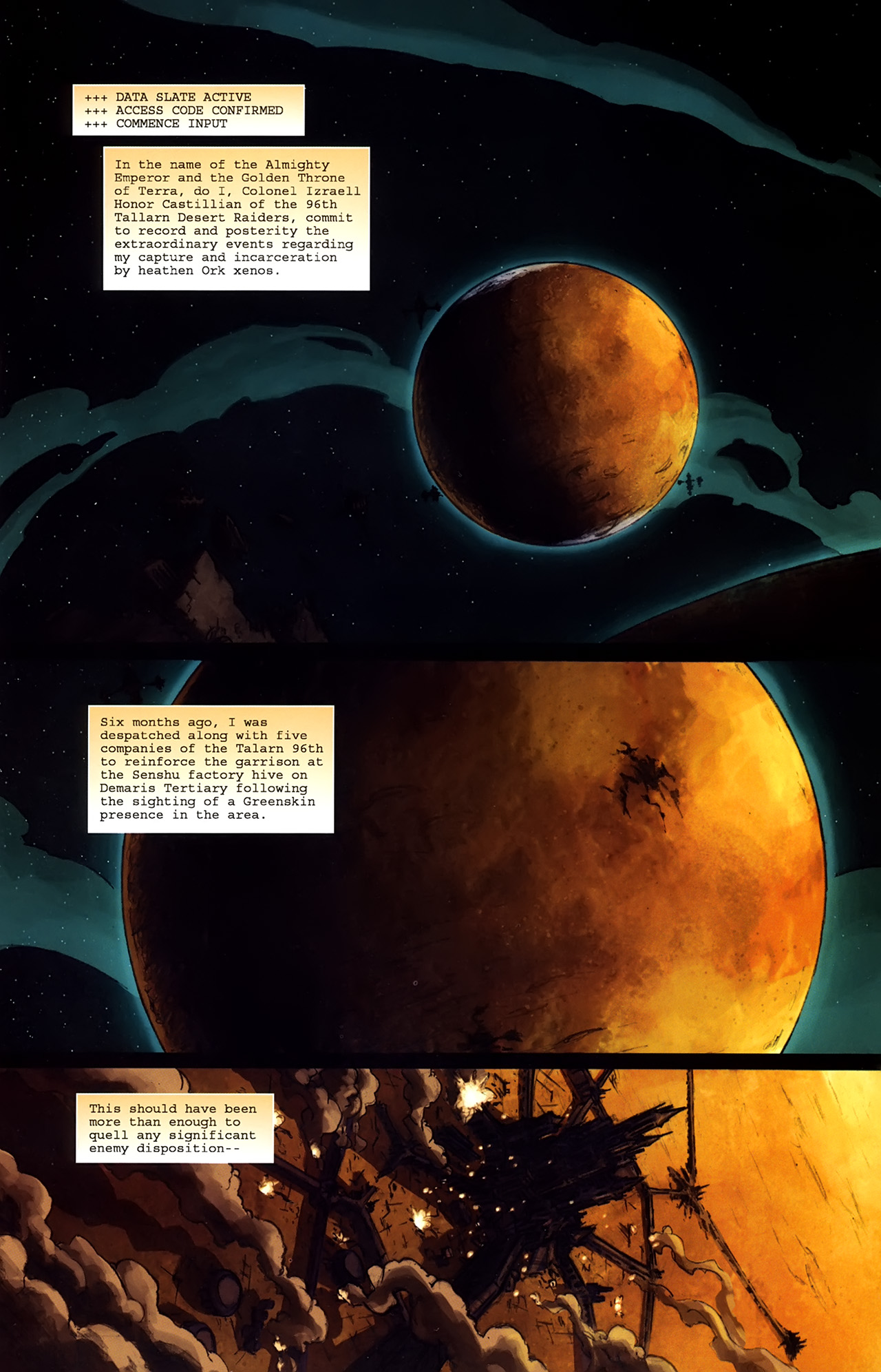 Read online Warhammer 40,000: Blood and Thunder comic -  Issue #1 - 3