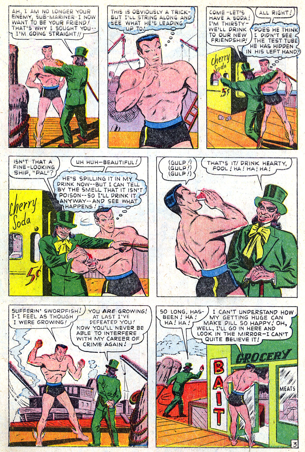 Read online Sub-Mariner Comics comic -  Issue #31 - 4