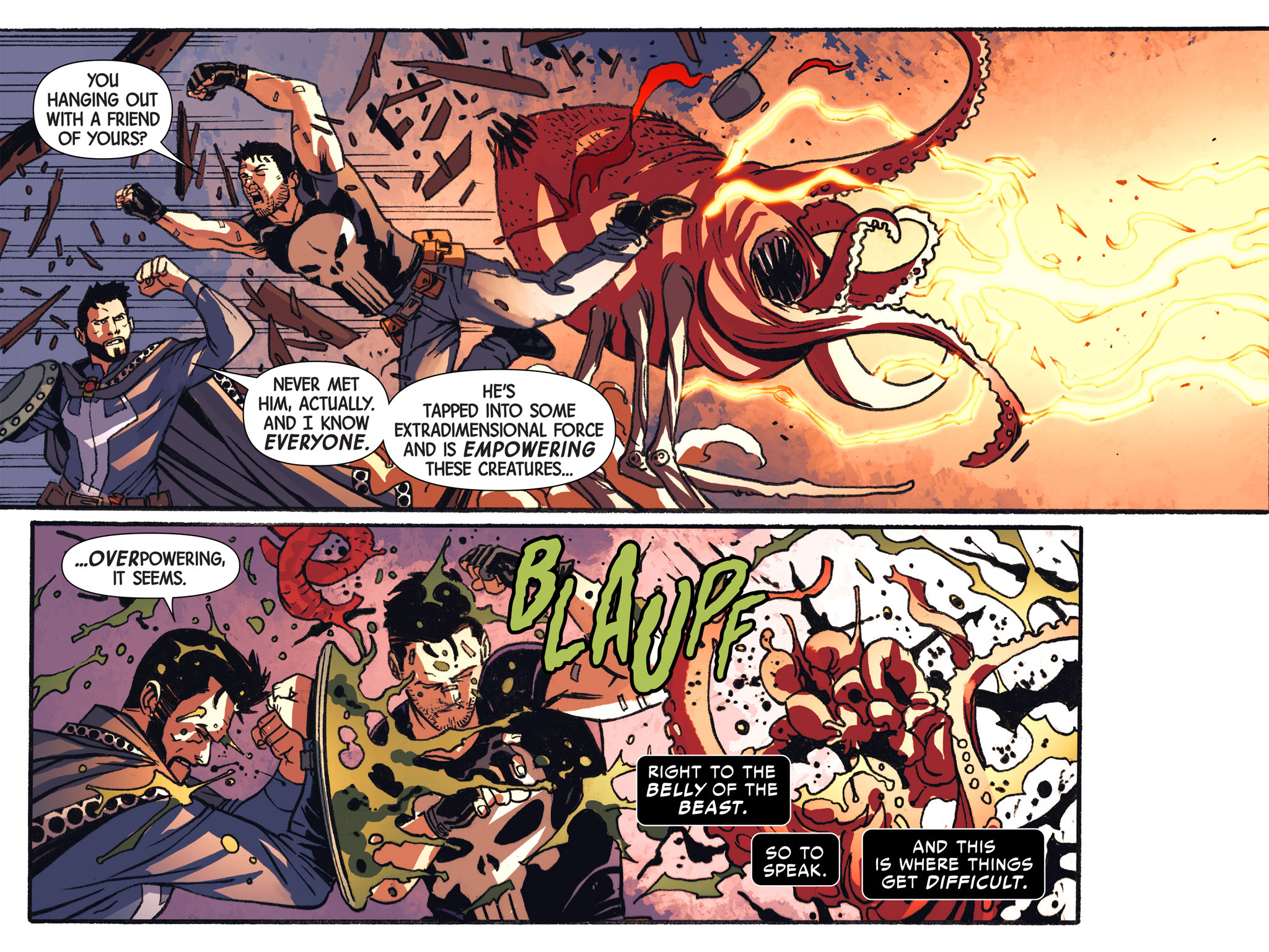 Read online Doctor Strange/Punisher: Magic Bullets Infinite Comic comic -  Issue #3 - 54