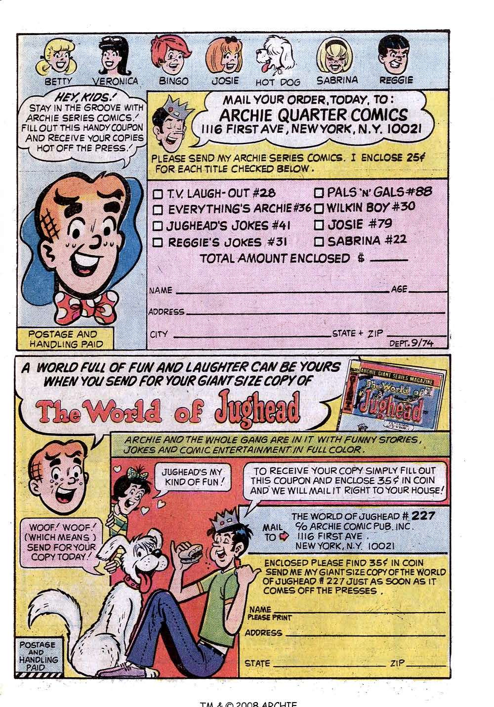 Read online Jughead (1965) comic -  Issue #232 - 33