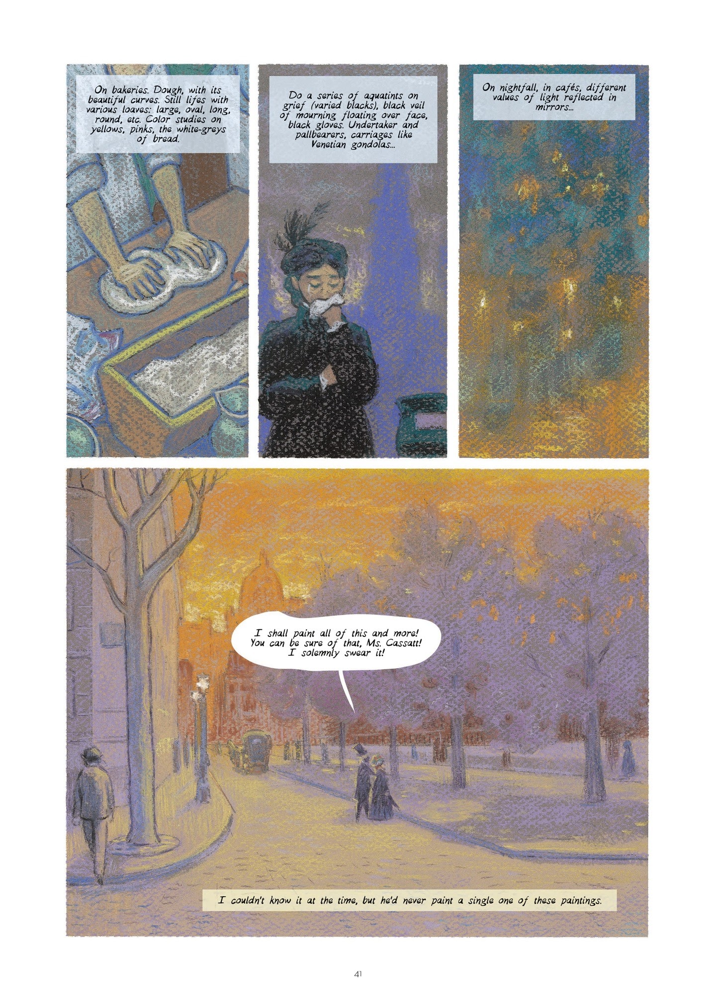 Read online Degas and Cassatt: The Dance of Solitude comic -  Issue # TPB - 40