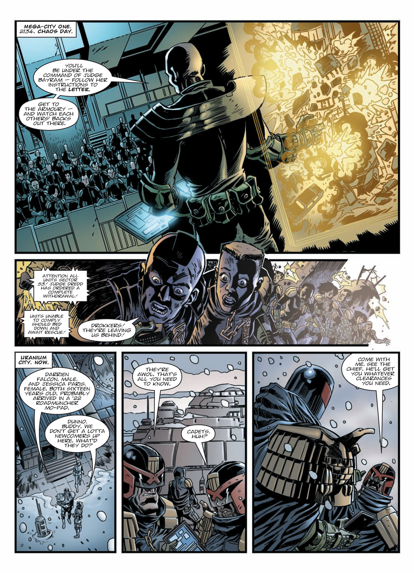 Read online Judge Dredd: Day of Chaos: Fallout comic -  Issue # TPB (Part 2) - 52