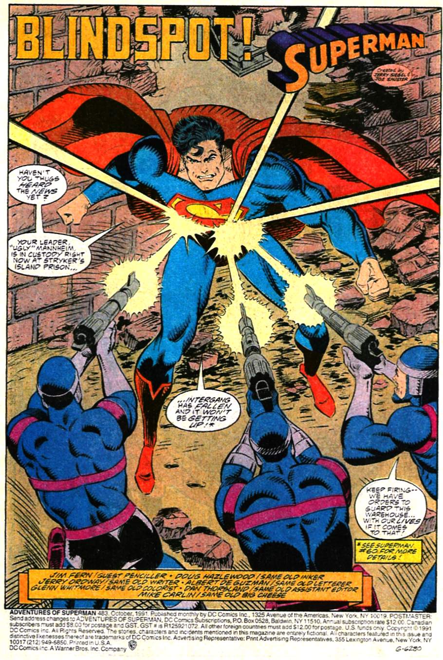 Read online Adventures of Superman (1987) comic -  Issue #483 - 2