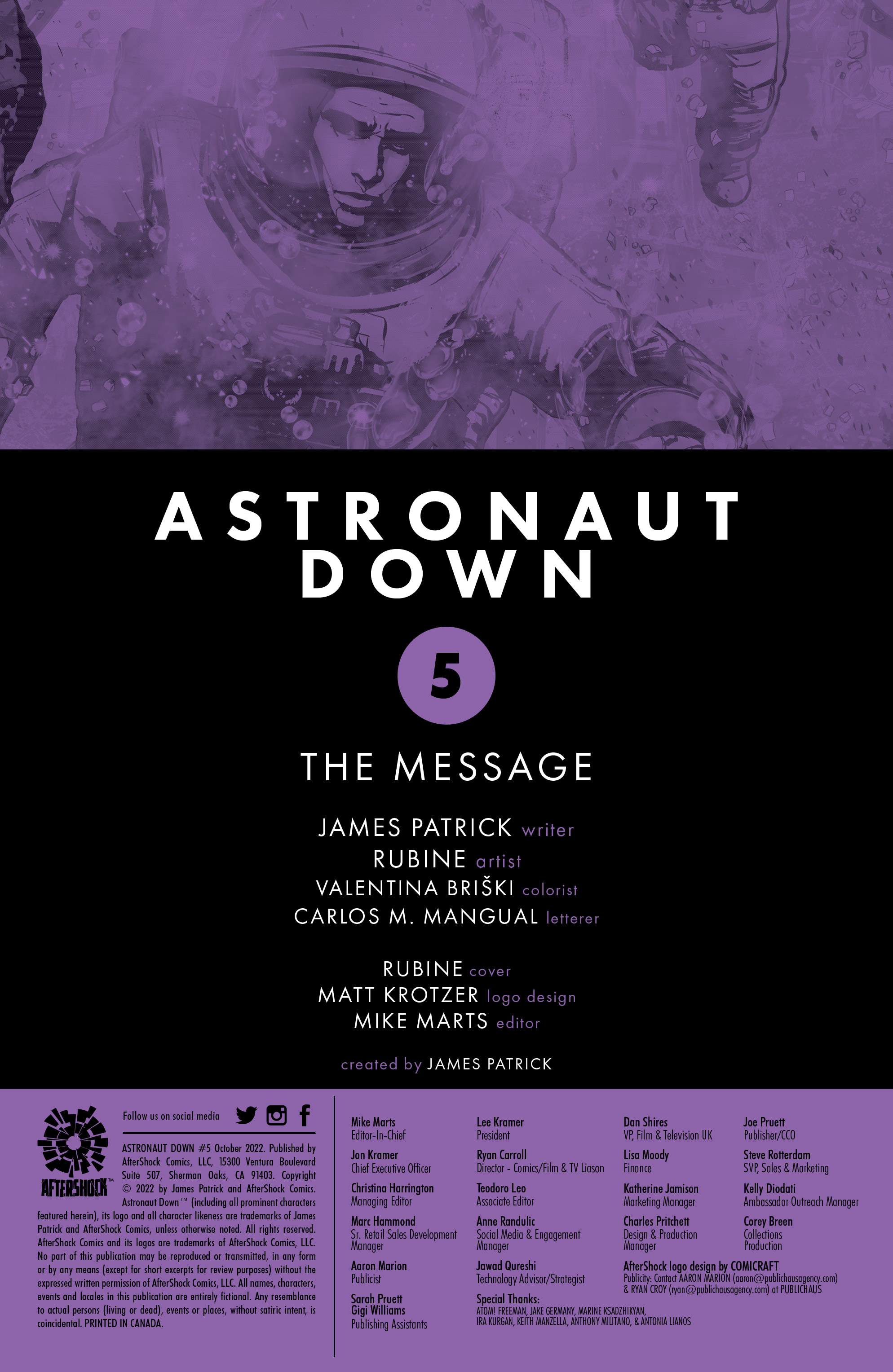 Read online Astronaut Down comic -  Issue #5 - 2