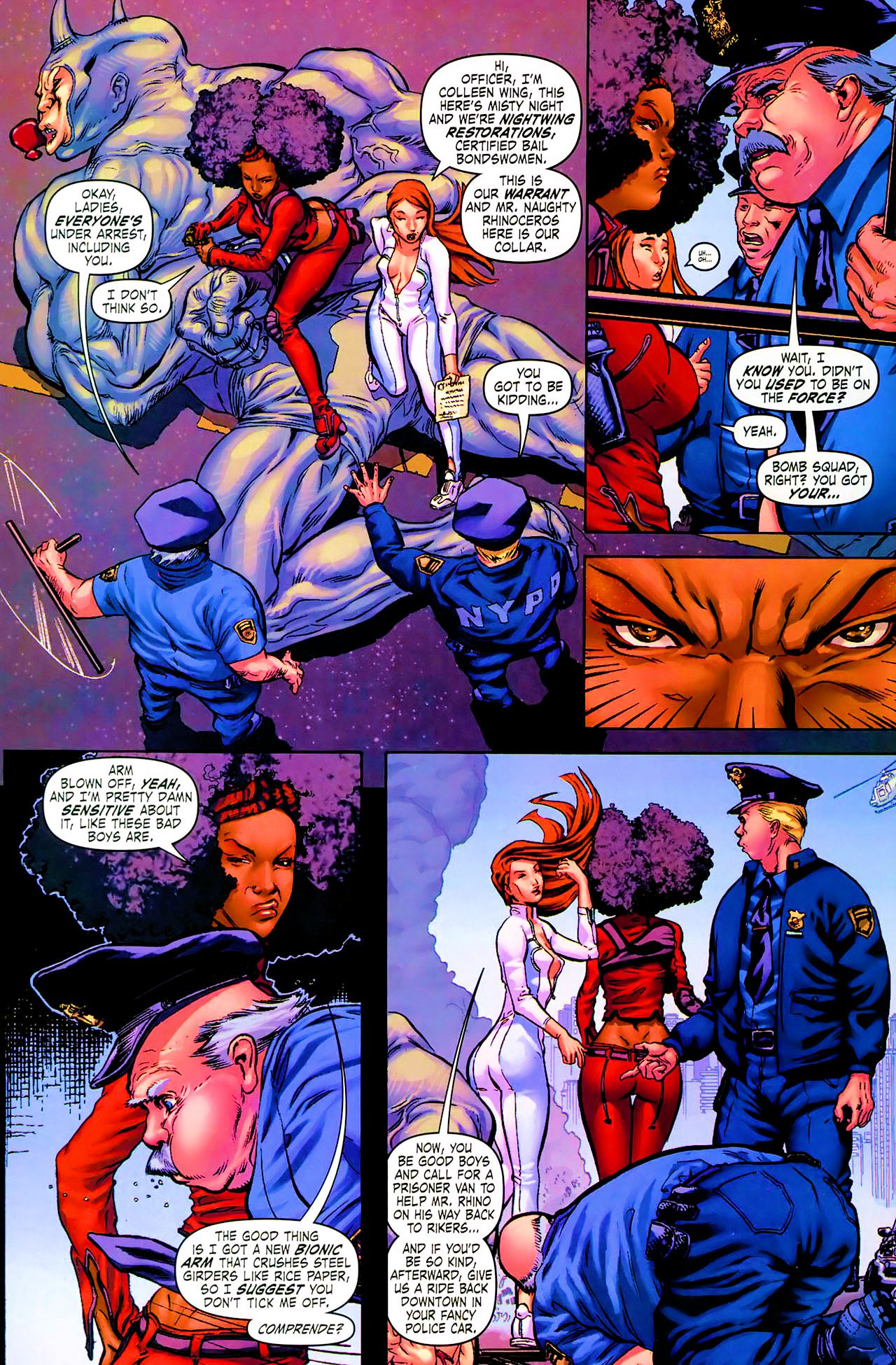 Read online Daughters of the Dragon comic -  Issue #1 - 10