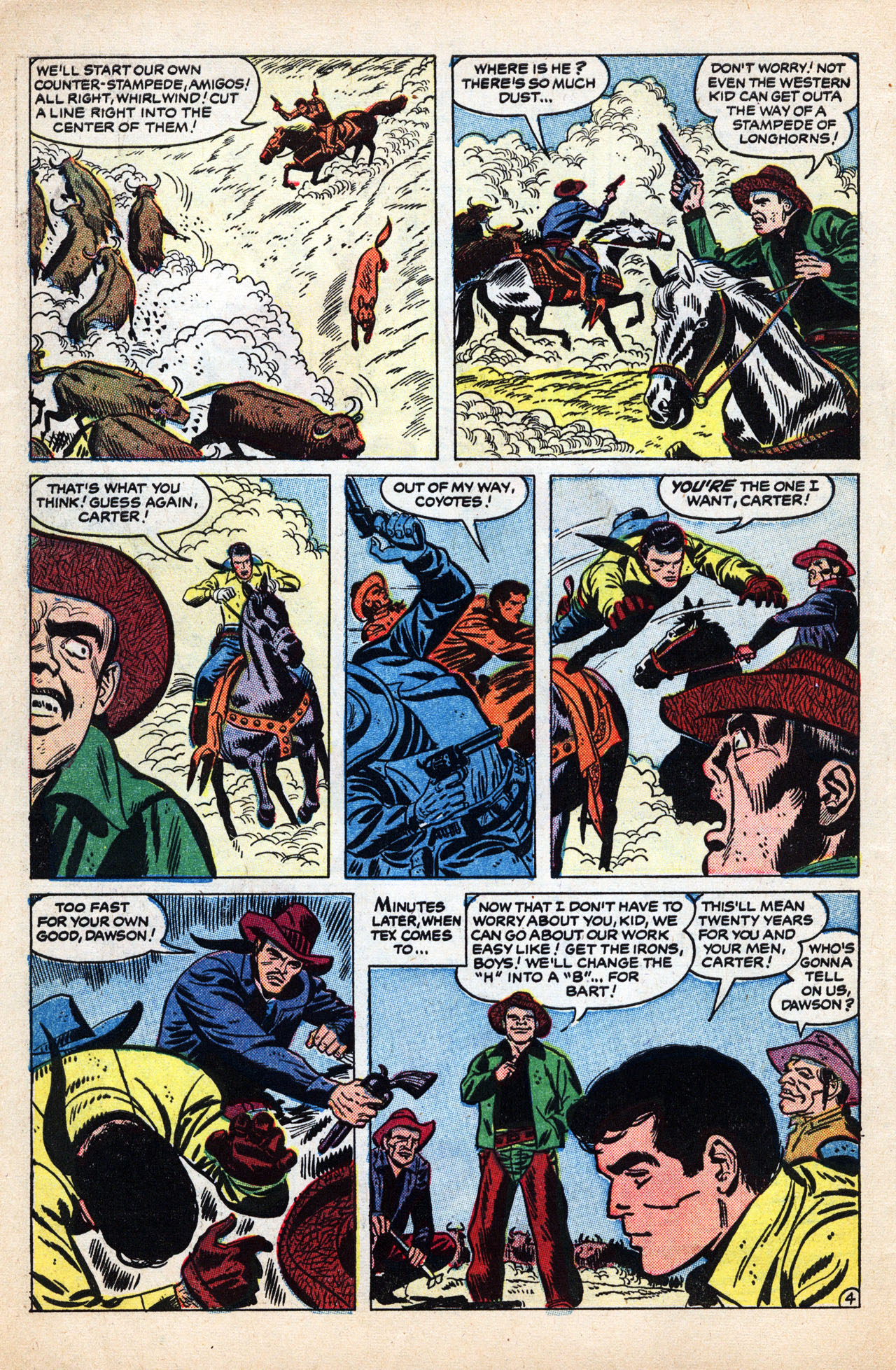 Read online Western Kid comic -  Issue #5 - 6