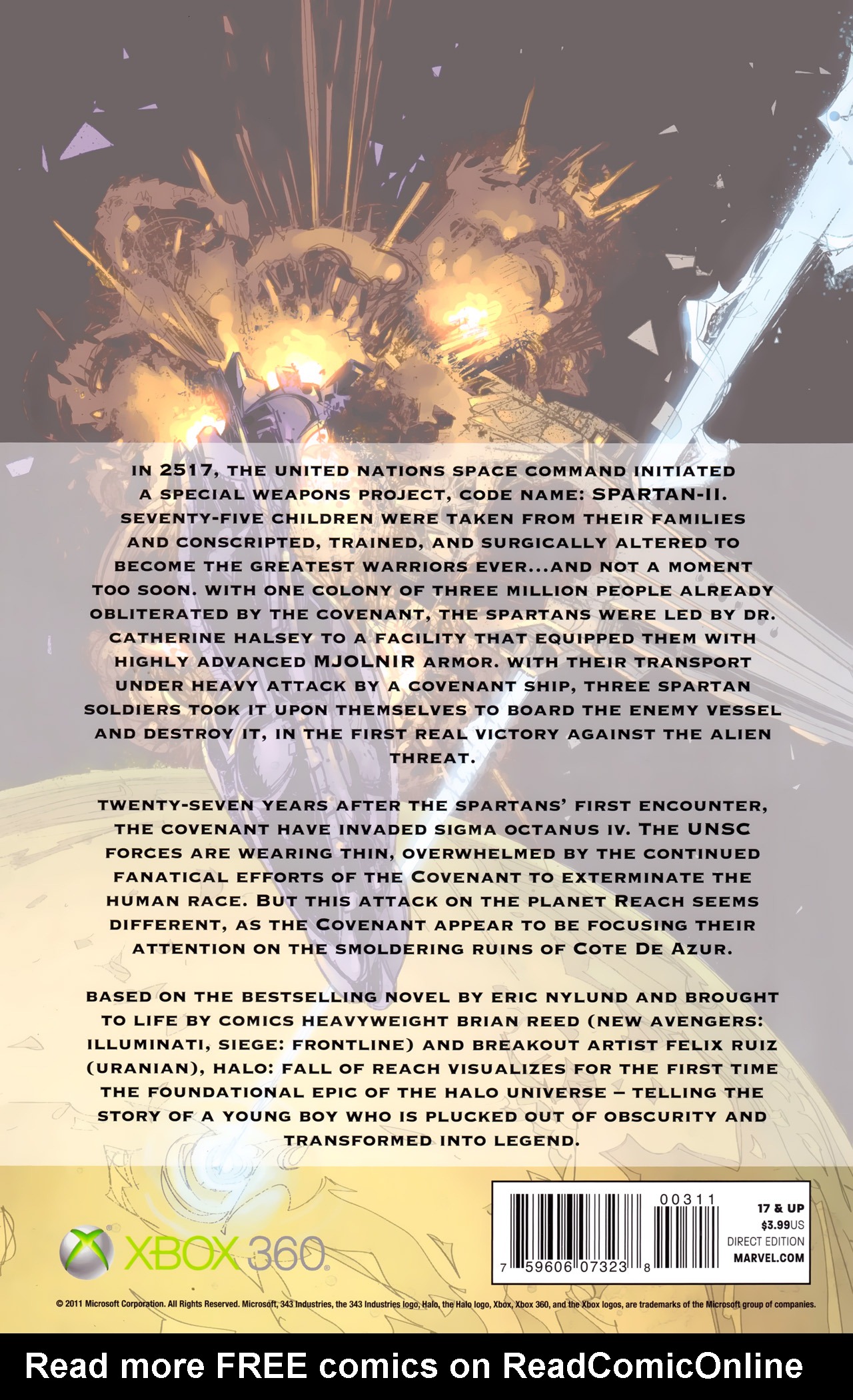 Read online Halo: Fall Of Reach - Covenant comic -  Issue #3 - 25