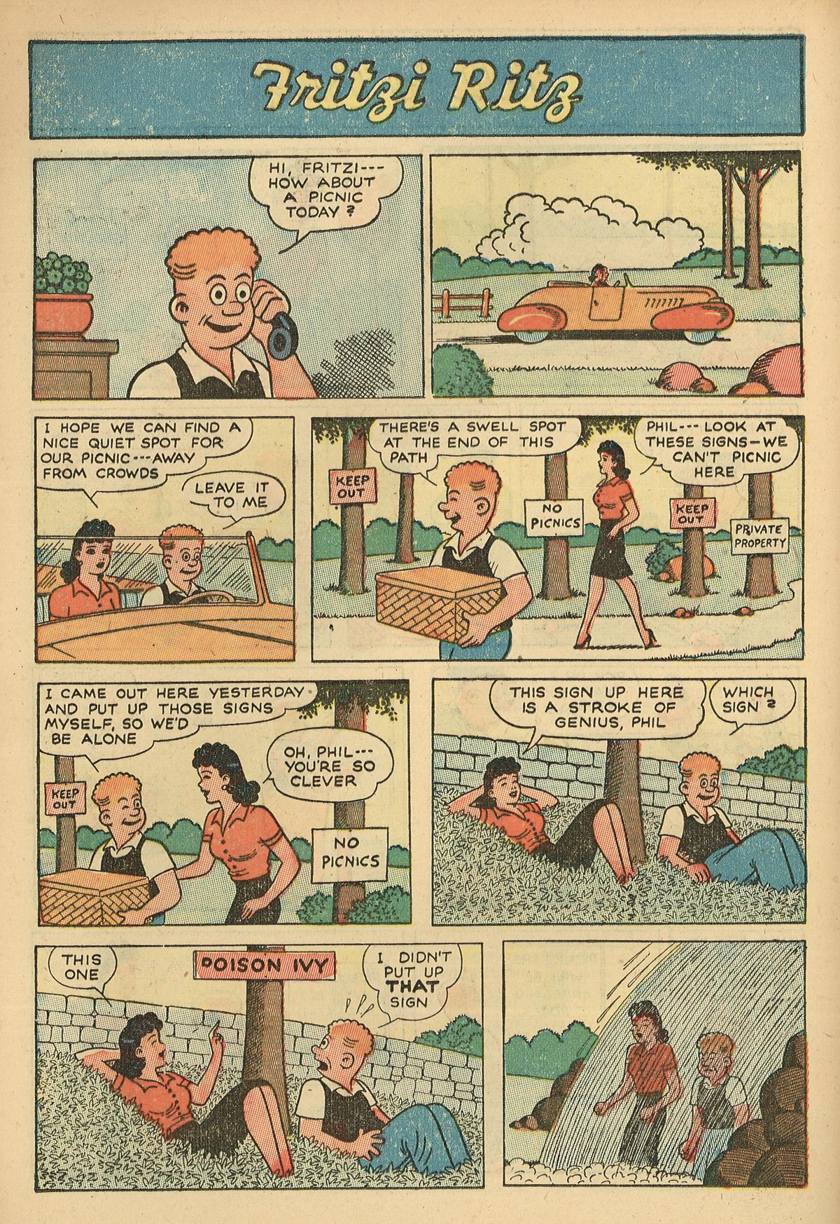 Read online Fritzi Ritz (1948) comic -  Issue #3 - 16
