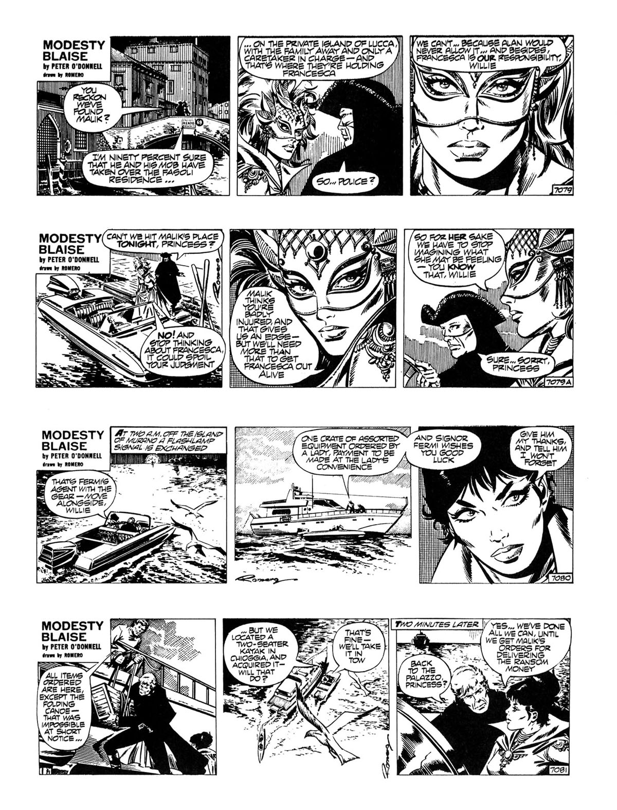 Read online Modesty Blaise Live bait comic -  Issue # TPB - 15