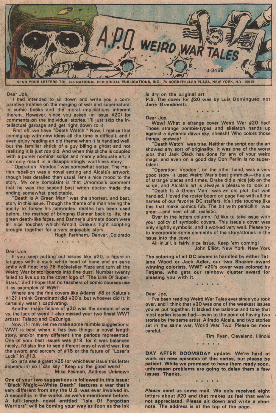 Read online Weird War Tales (1971) comic -  Issue #25 - 17