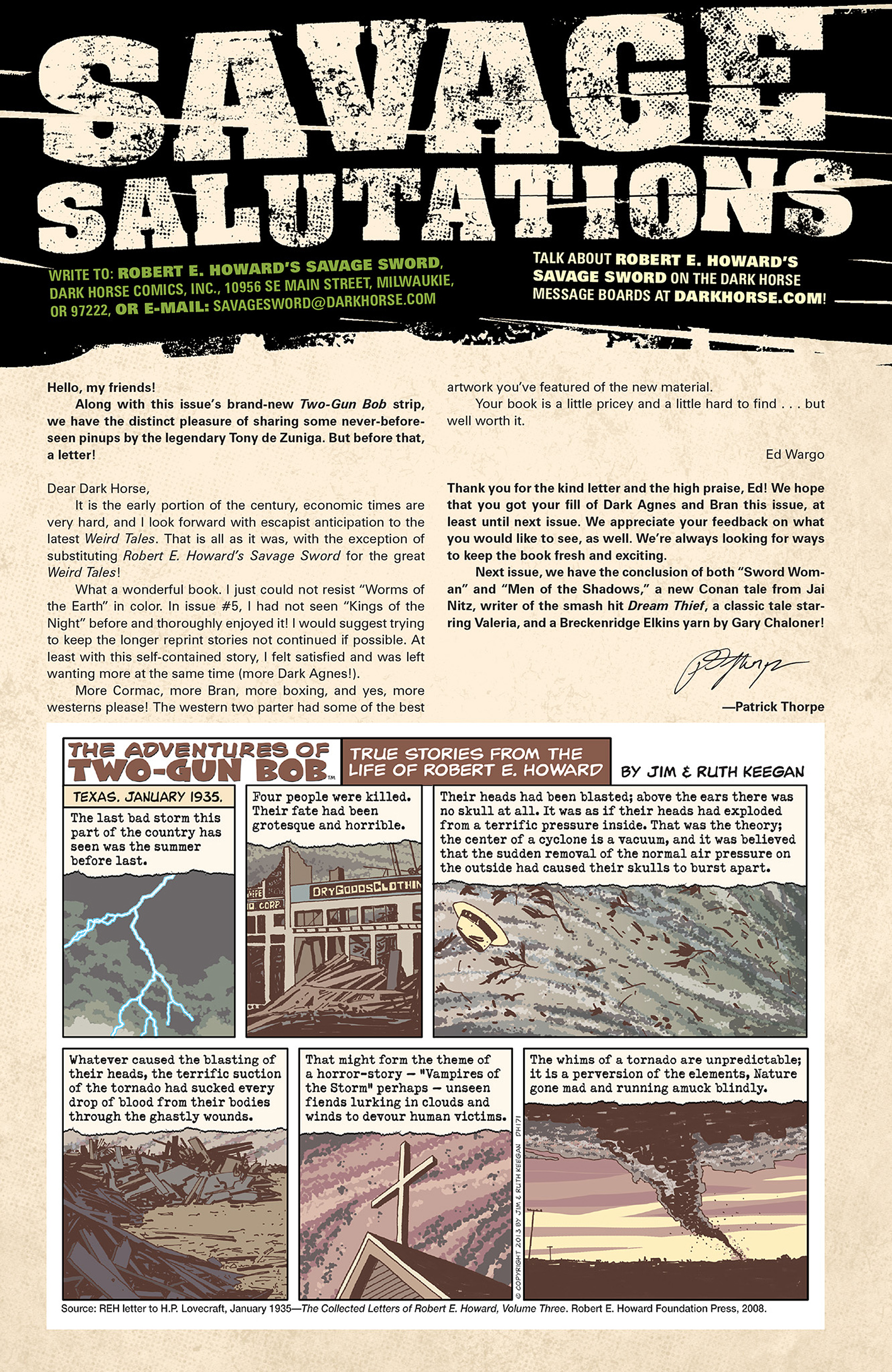 Read online Robert E. Howard's Savage Sword comic -  Issue #6 - 70