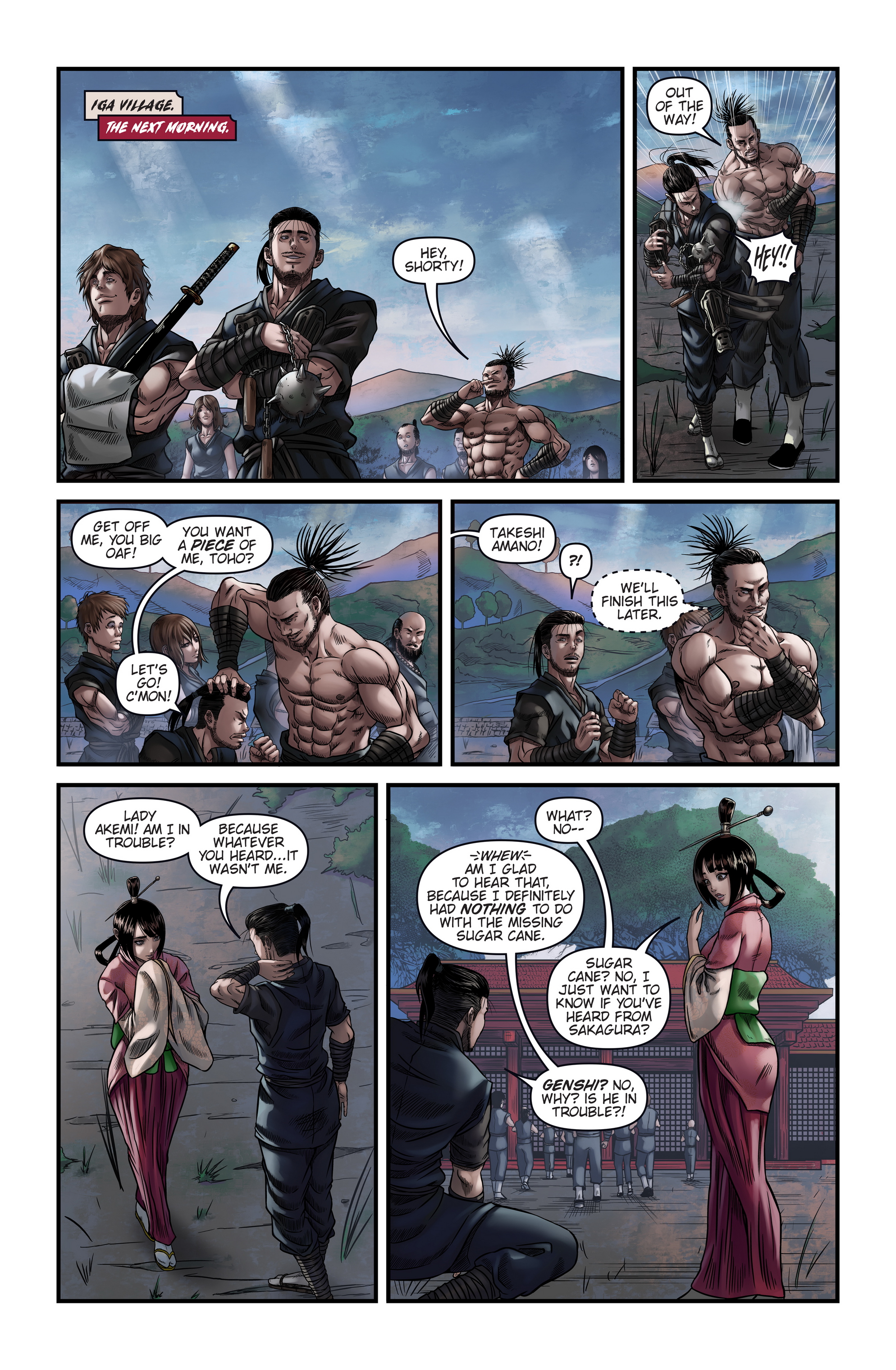 Read online Honor and Curse comic -  Issue #3 - 15