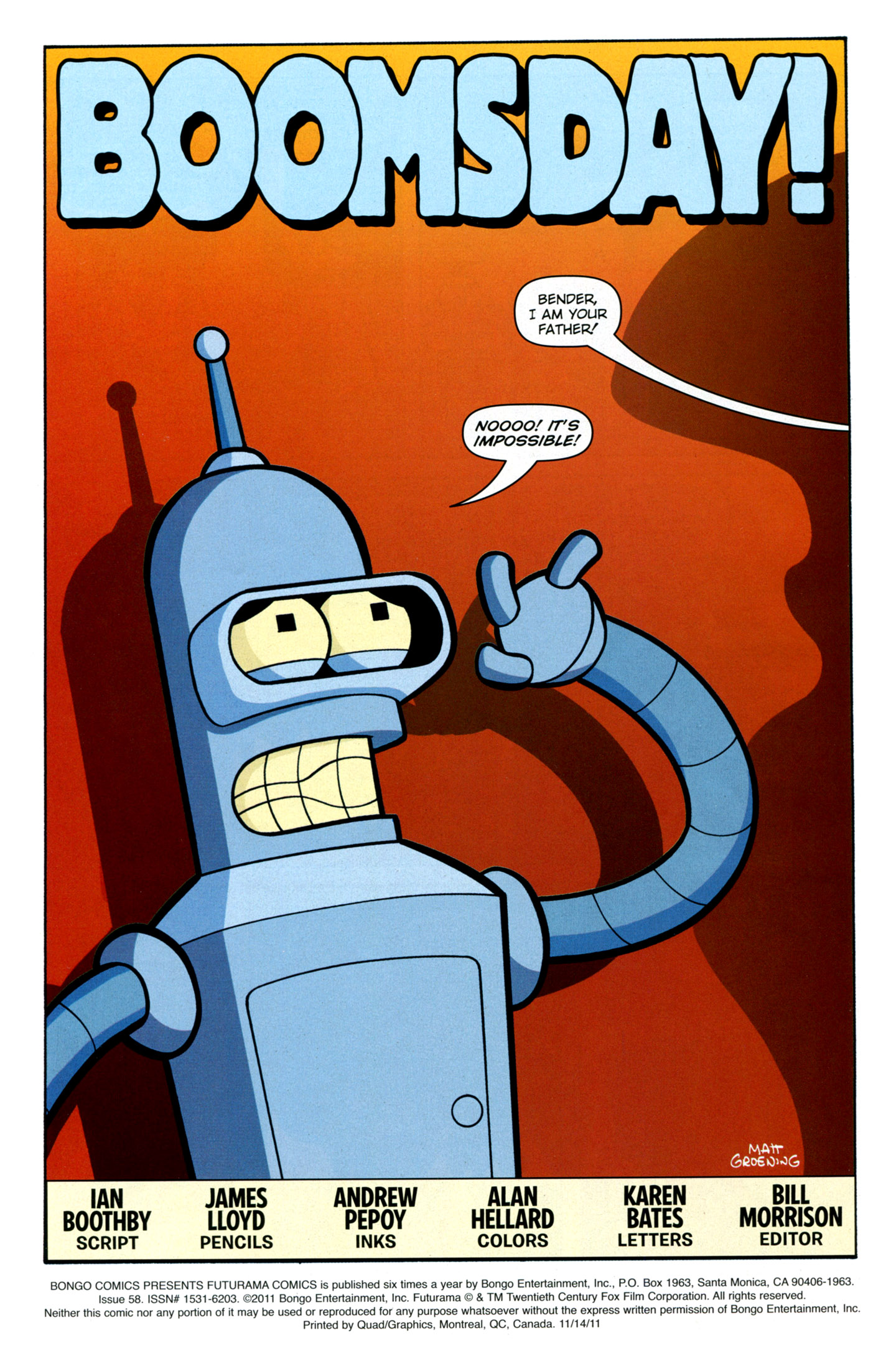Read online Futurama Comics comic -  Issue #58 - 2