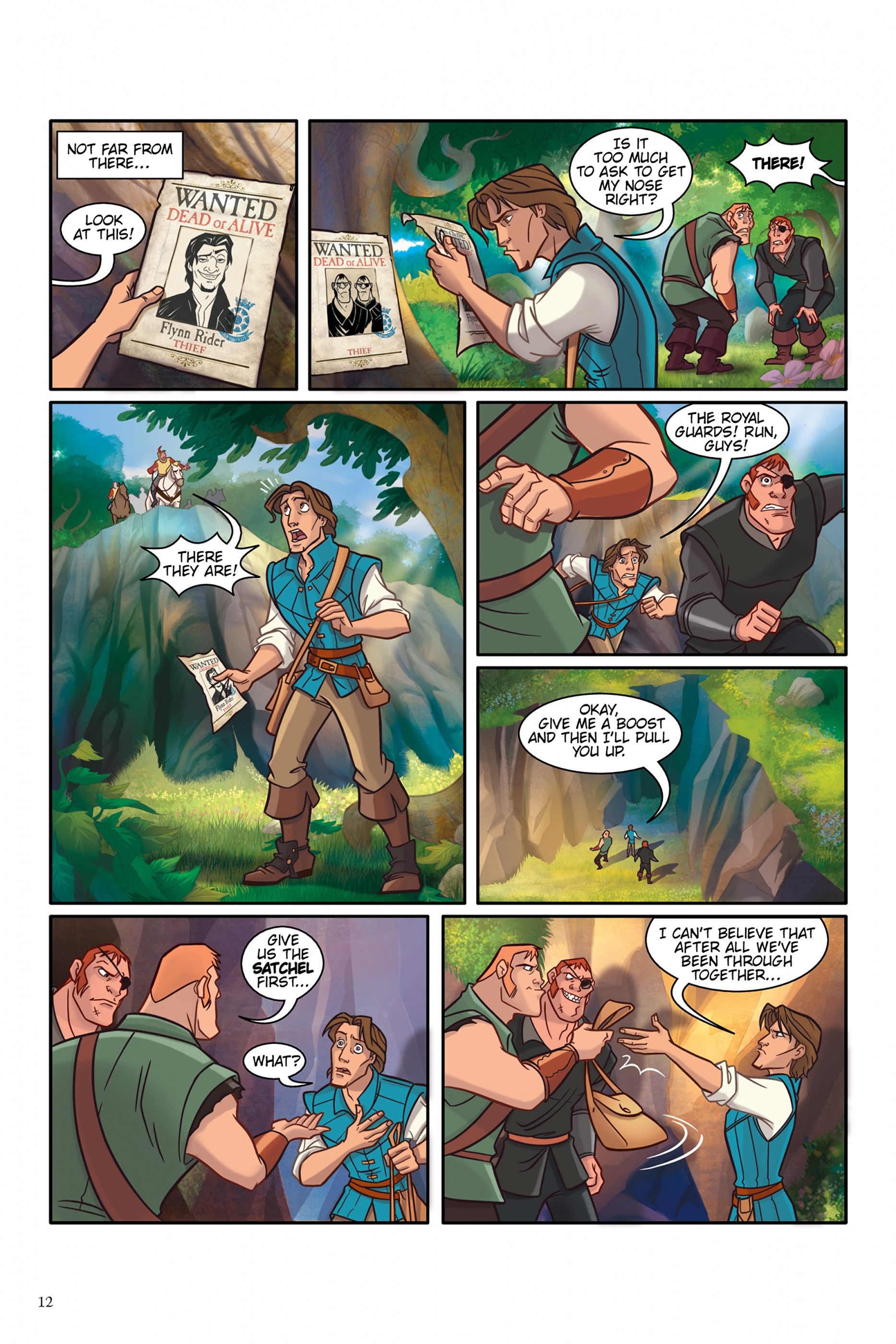 Read online Disney Tangled: The Story of the Movie in Comics comic -  Issue # Full - 14