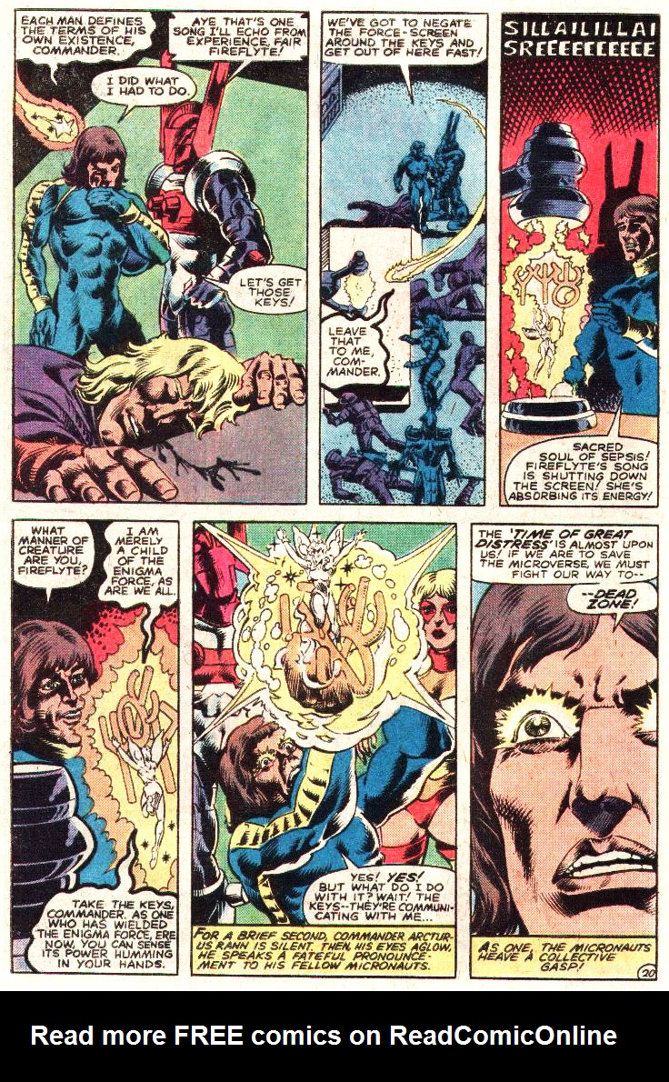 Read online Micronauts (1979) comic -  Issue #34 - 21