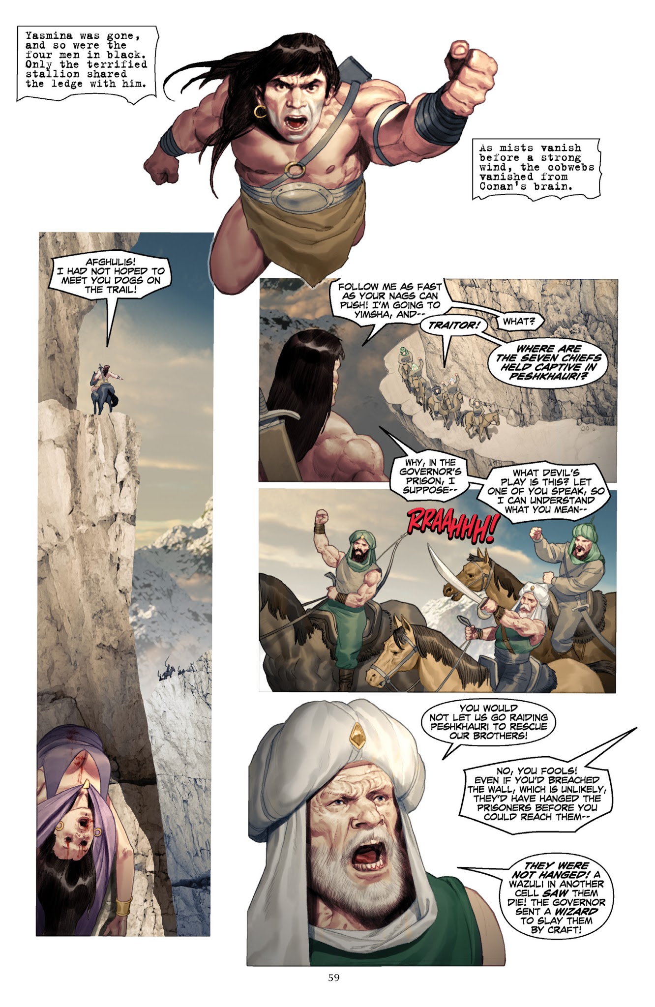 Read online Conan and the People of the Black Circle comic -  Issue # _TPB - 61