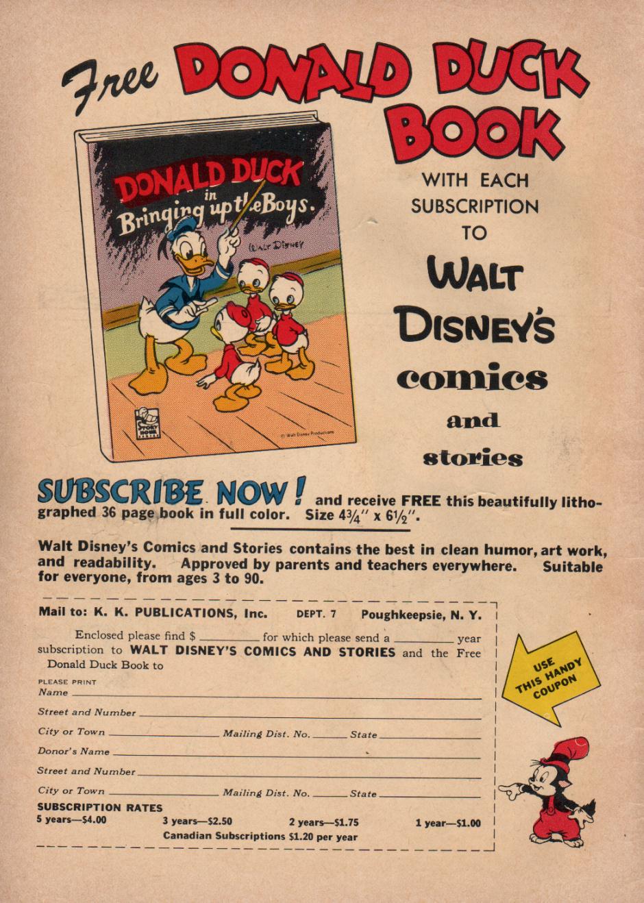 Read online Walt Disney's Comics and Stories comic -  Issue #226 - 2