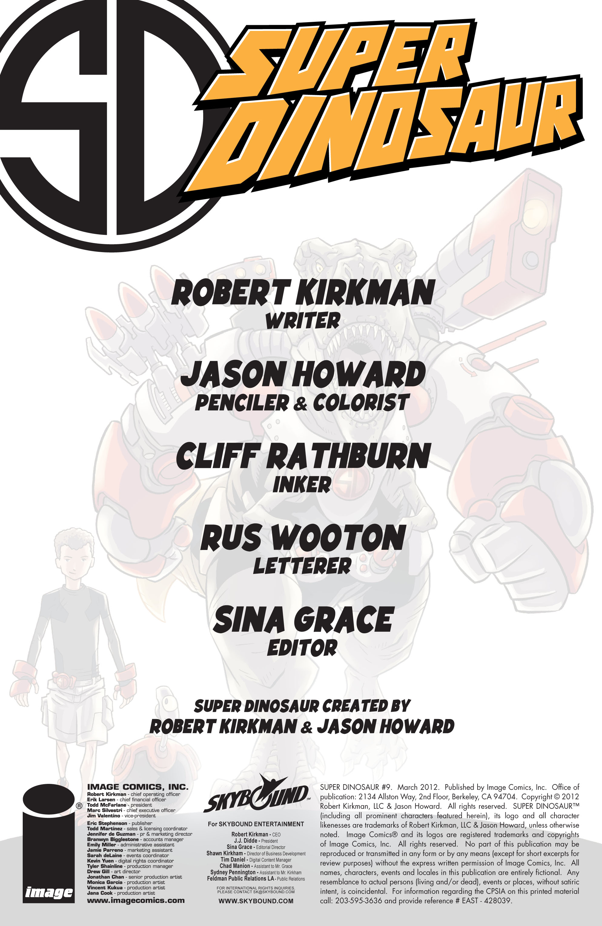 Read online Super Dinosaur (2011) comic -  Issue #9 - 2