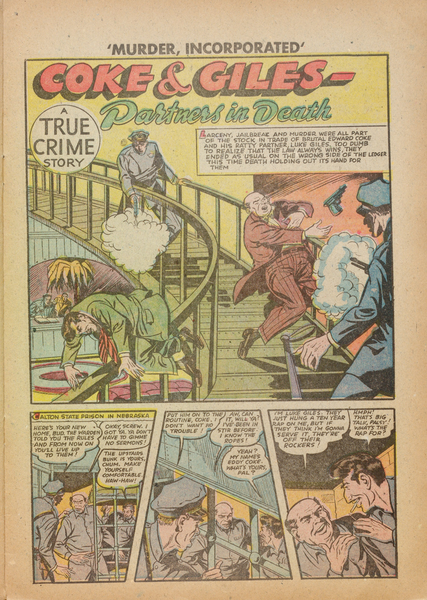 Read online Murder Incorporated (1948) comic -  Issue #9 - 9