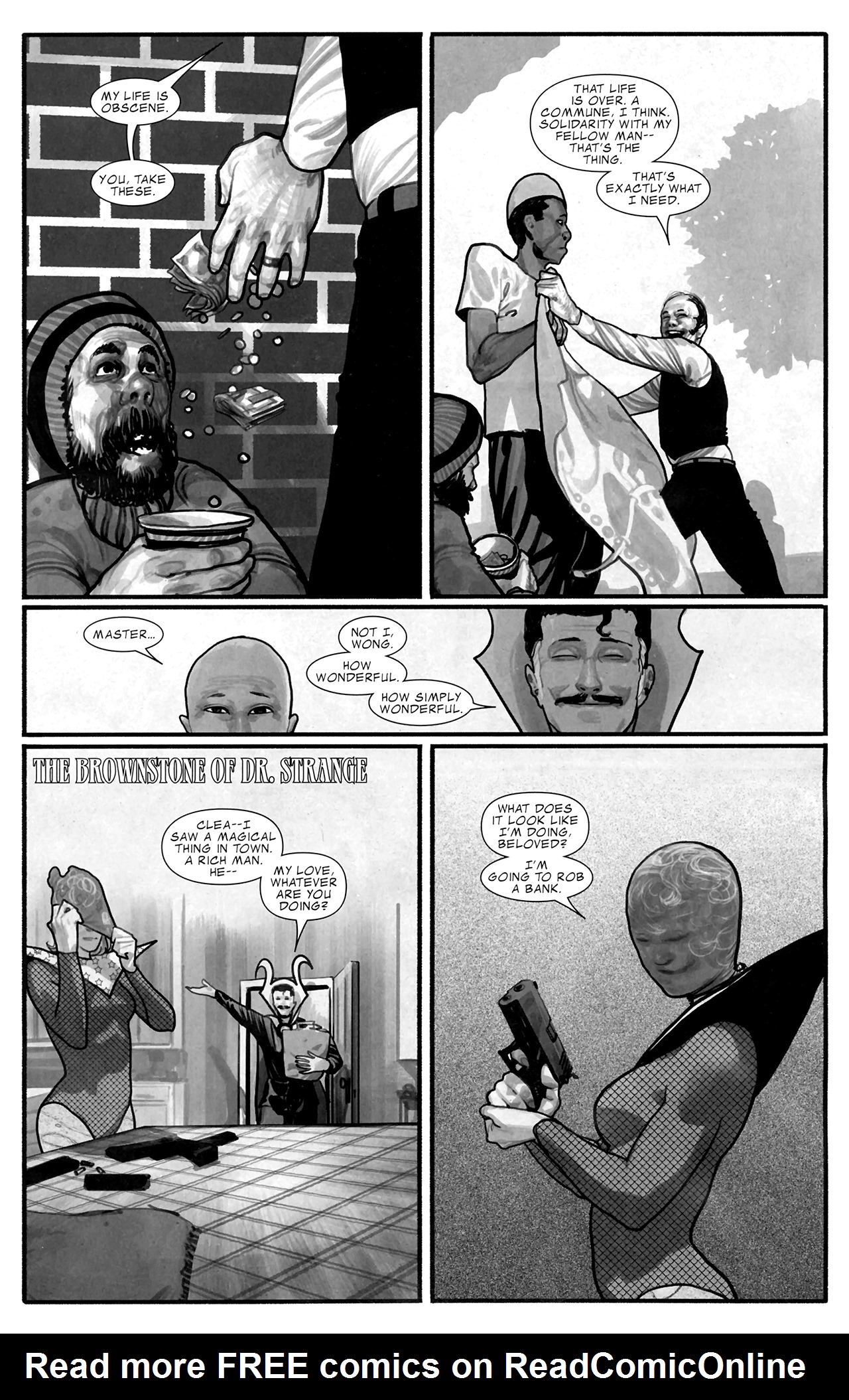 Read online The Mystic Hands of Dr. Strange (B&W) comic -  Issue # Full - 5