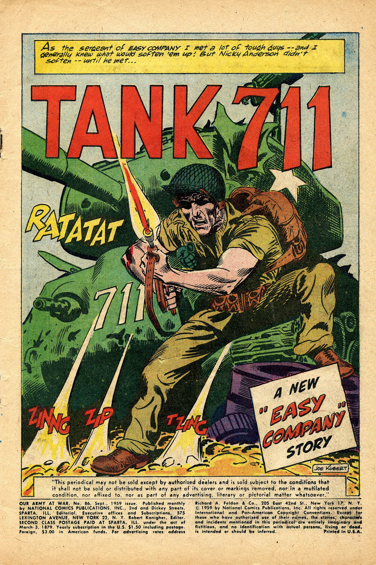 Read online Our Army at War (1952) comic -  Issue #86 - 3