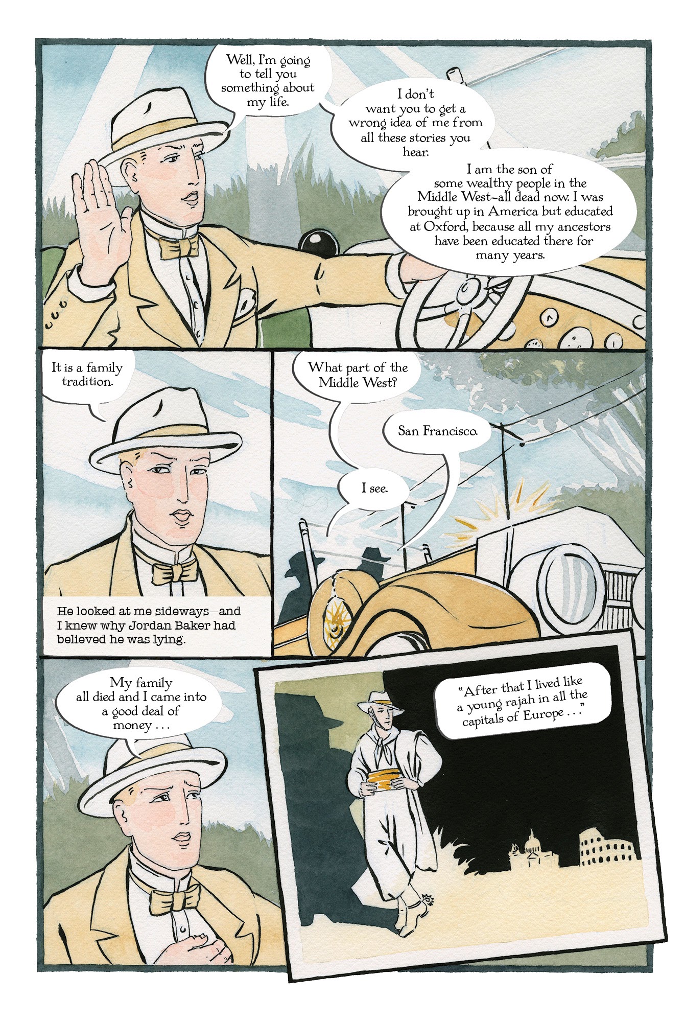 Read online The Great Gatsby: The Graphic Novel comic -  Issue # TPB (Part 1) - 81
