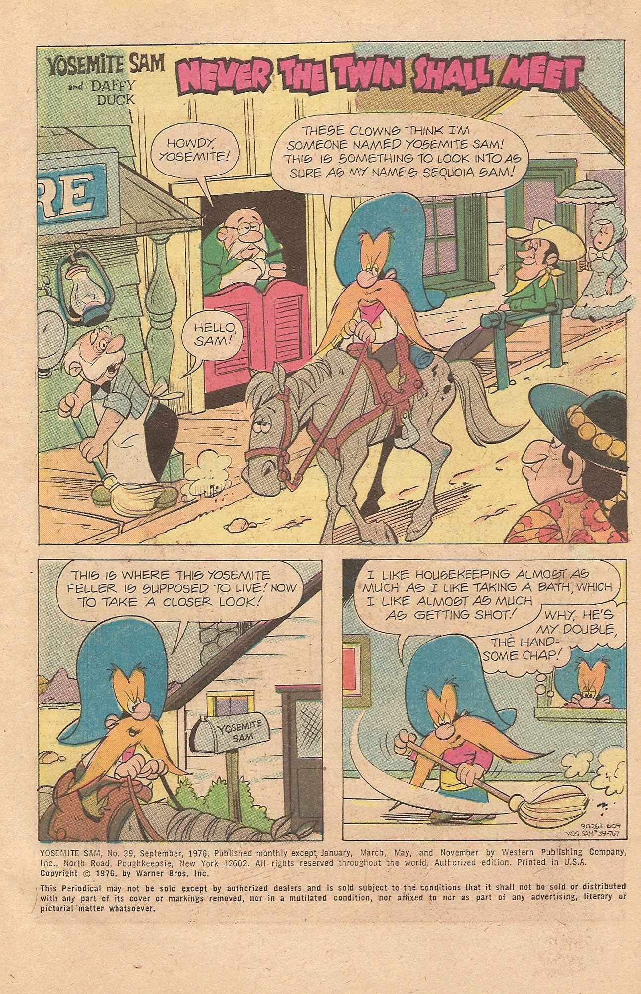 Read online Yosemite Sam and Bugs Bunny comic -  Issue #39 - 3