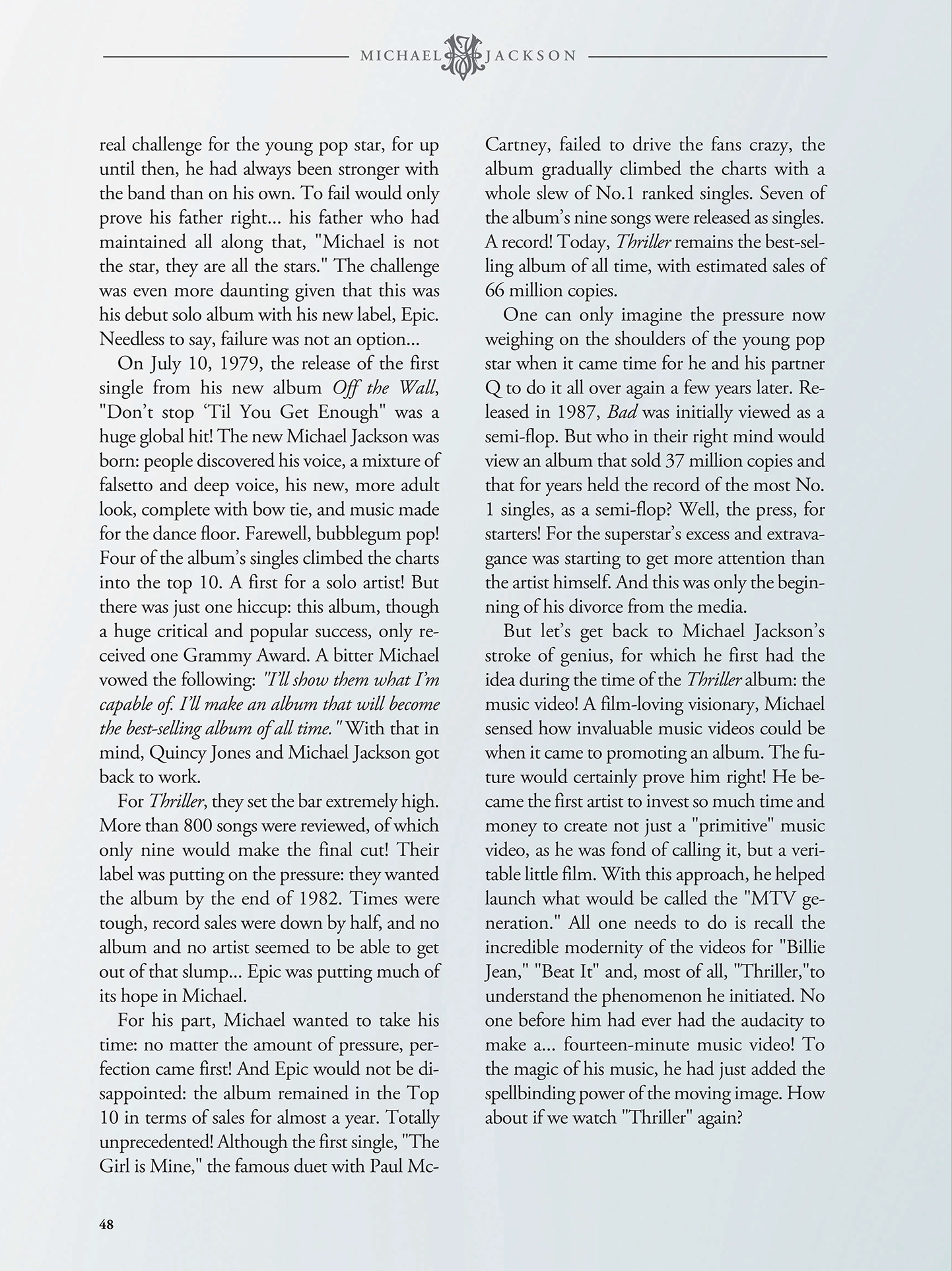 Read online Michael Jackson in Comics comic -  Issue # TPB (Part 1) - 48