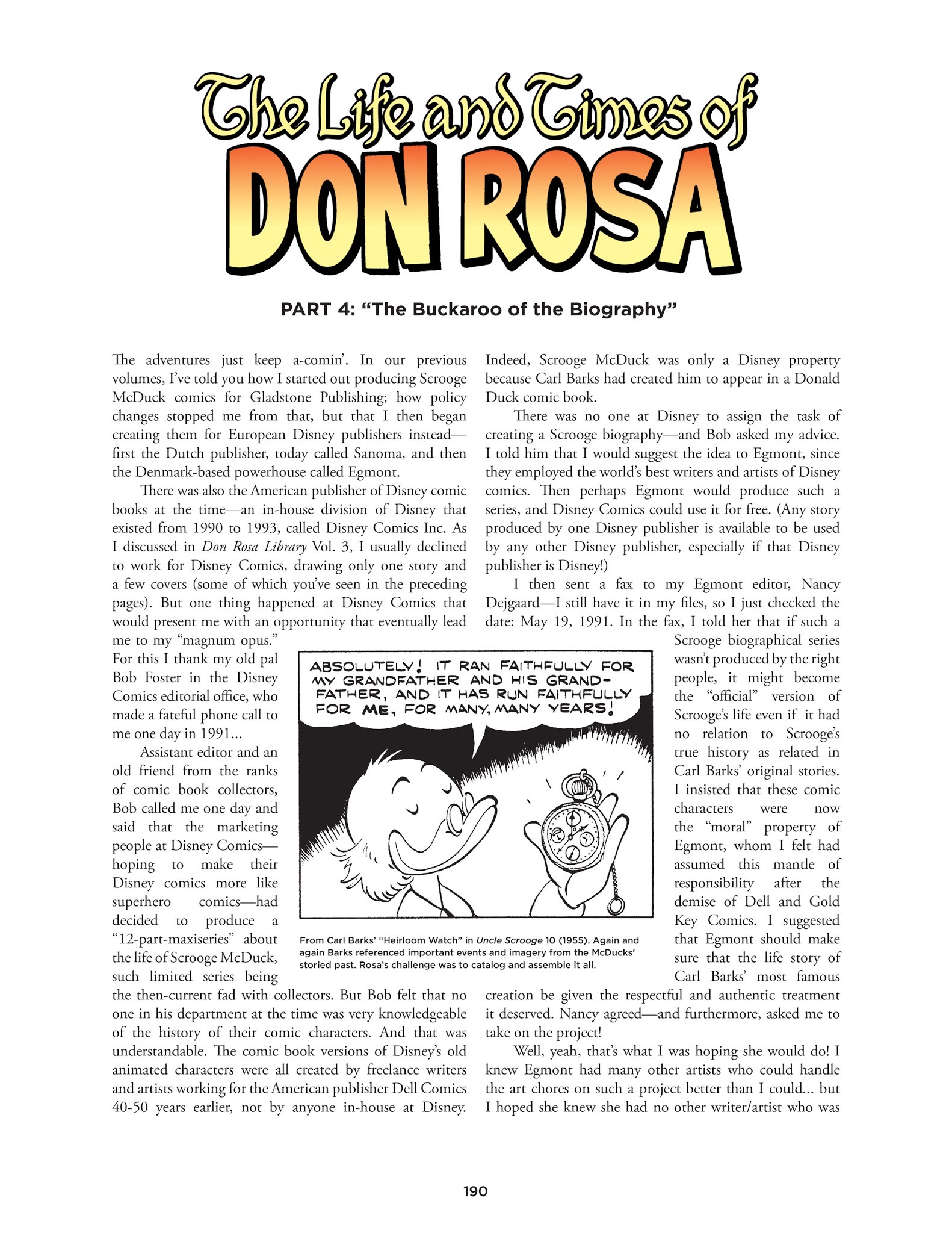 Read online Walt Disney Uncle Scrooge and Donald Duck: The Don Rosa Library comic -  Issue # TPB 4 (Part 2) - 90
