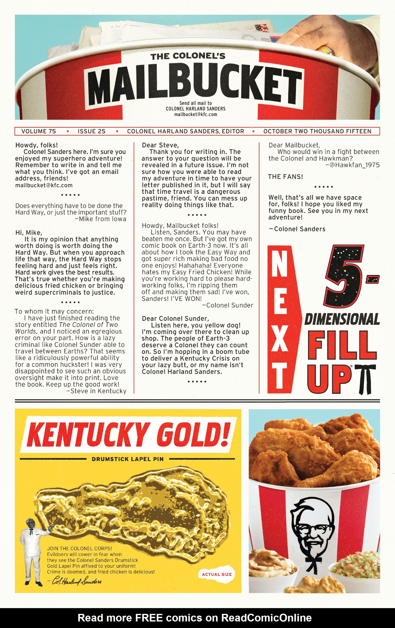 Read online KFC: The Colonel of Two Worlds comic -  Issue # Full - 19