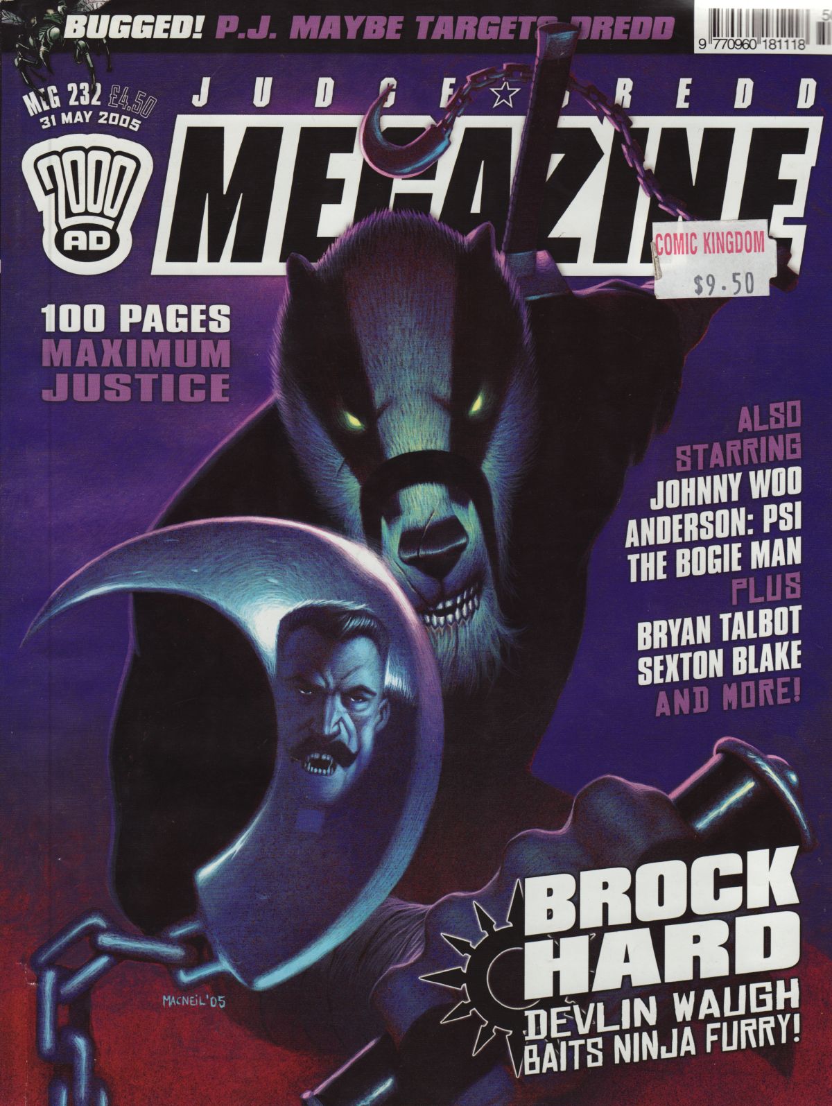 Read online Judge Dredd Megazine (Vol. 5) comic -  Issue #232 - 1