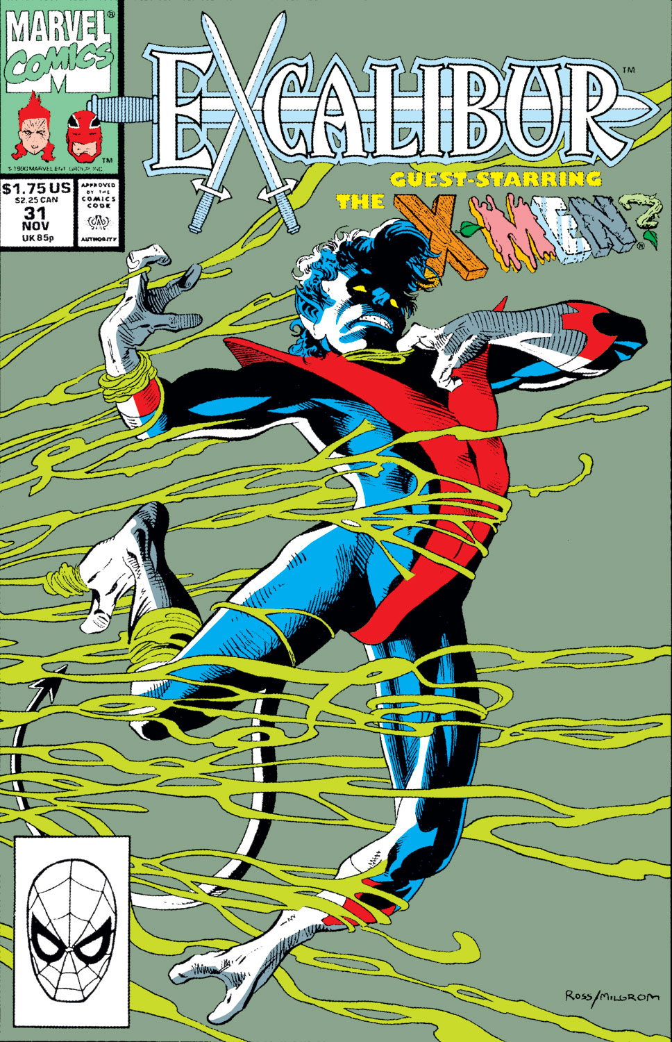 Read online Excalibur (1988) comic -  Issue #31 - 1