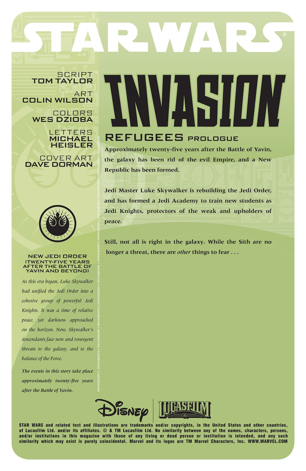 Star Wars: Invasion issue 0 - Page 2
