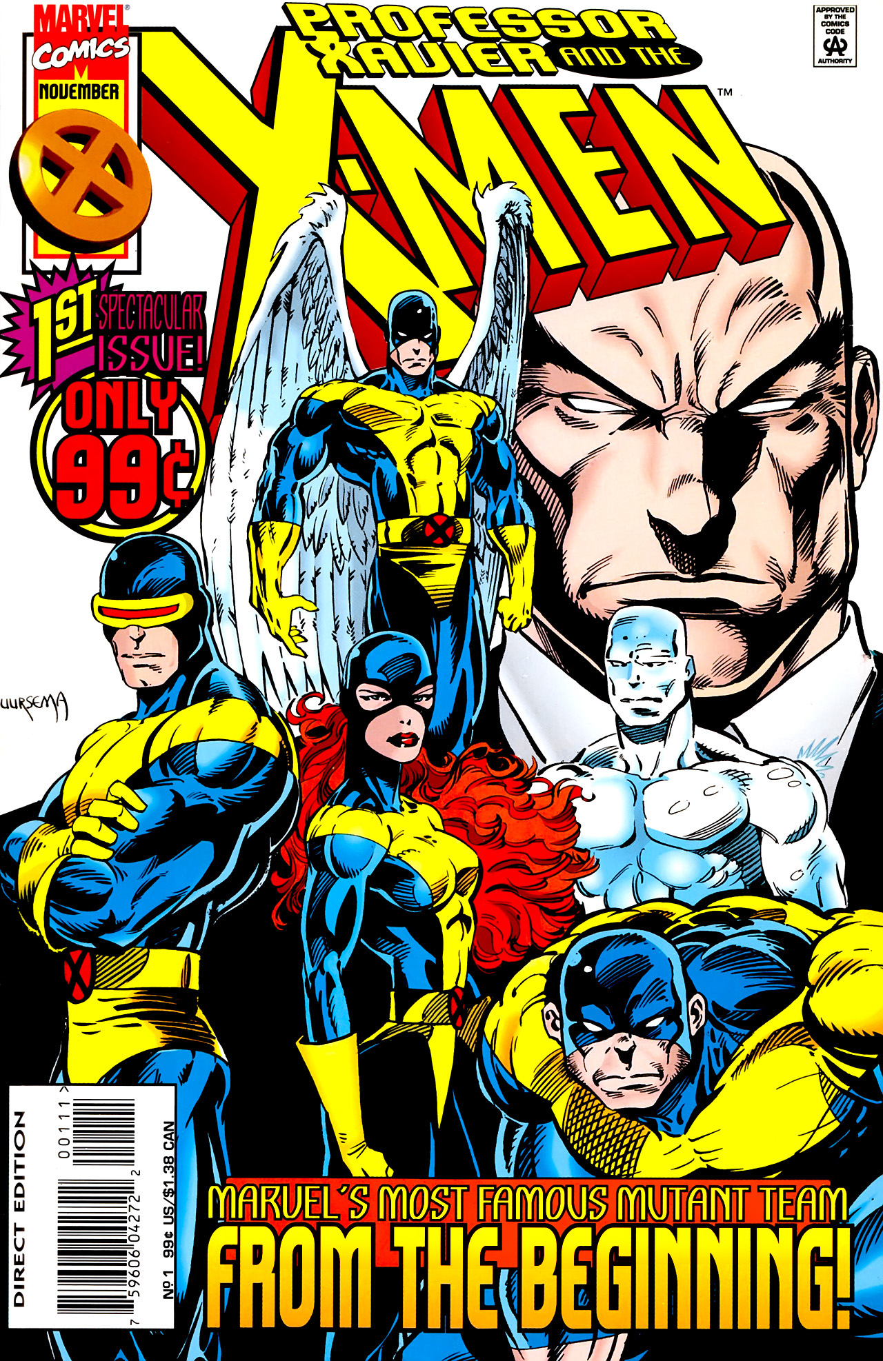 Read online Professor Xavier and the X-Men comic -  Issue #1 - 1